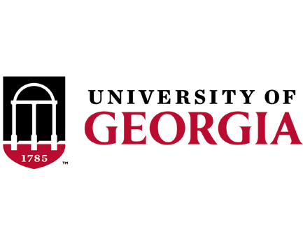 The Georgia State University logo with the university name in maroon text next to a shield with a stylized arch and the year 1785.