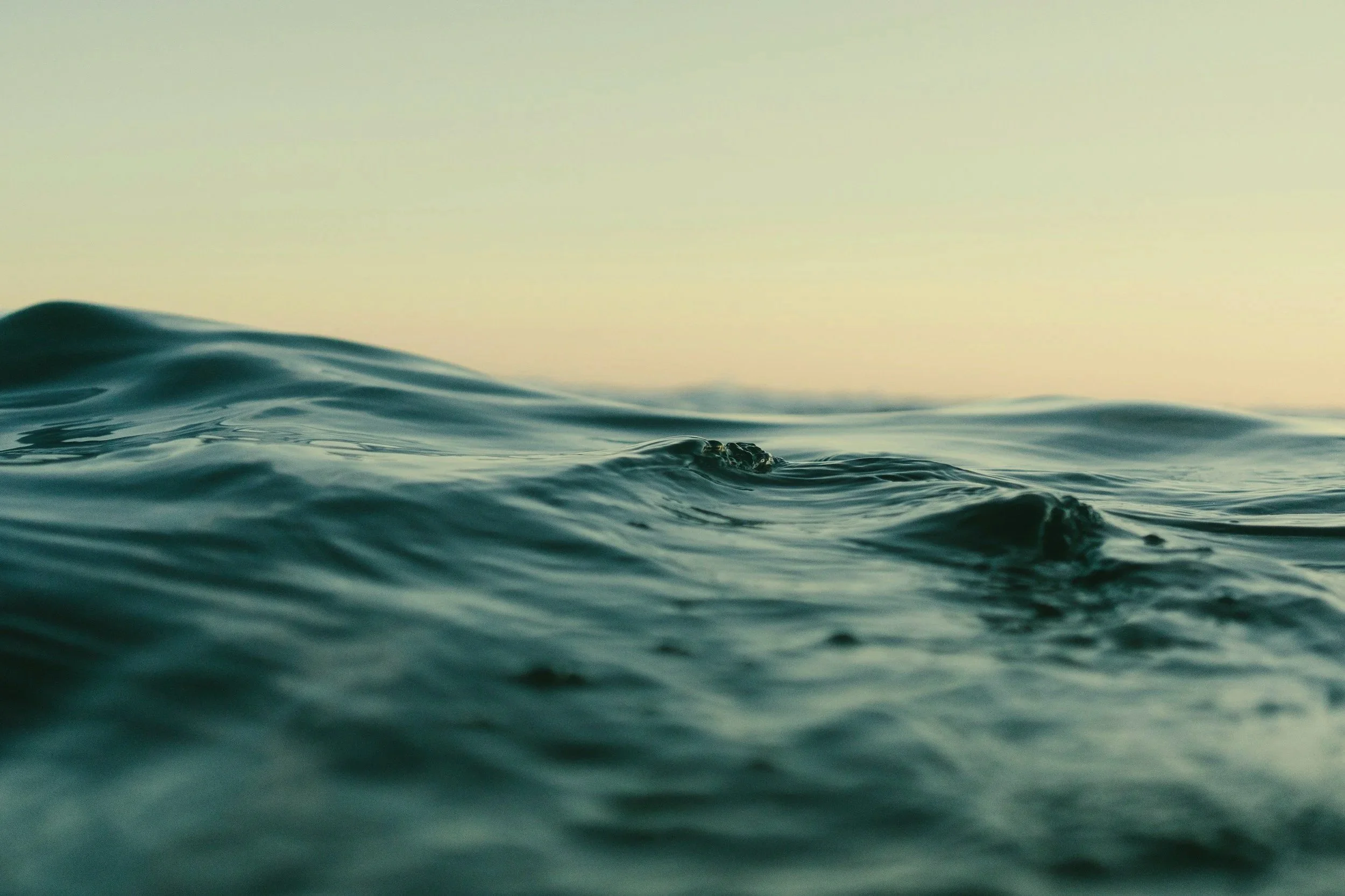 Calm ocean water