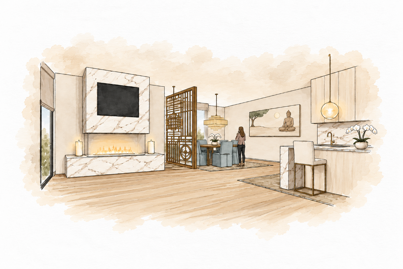 WIZDOM FLATS • Interior Study