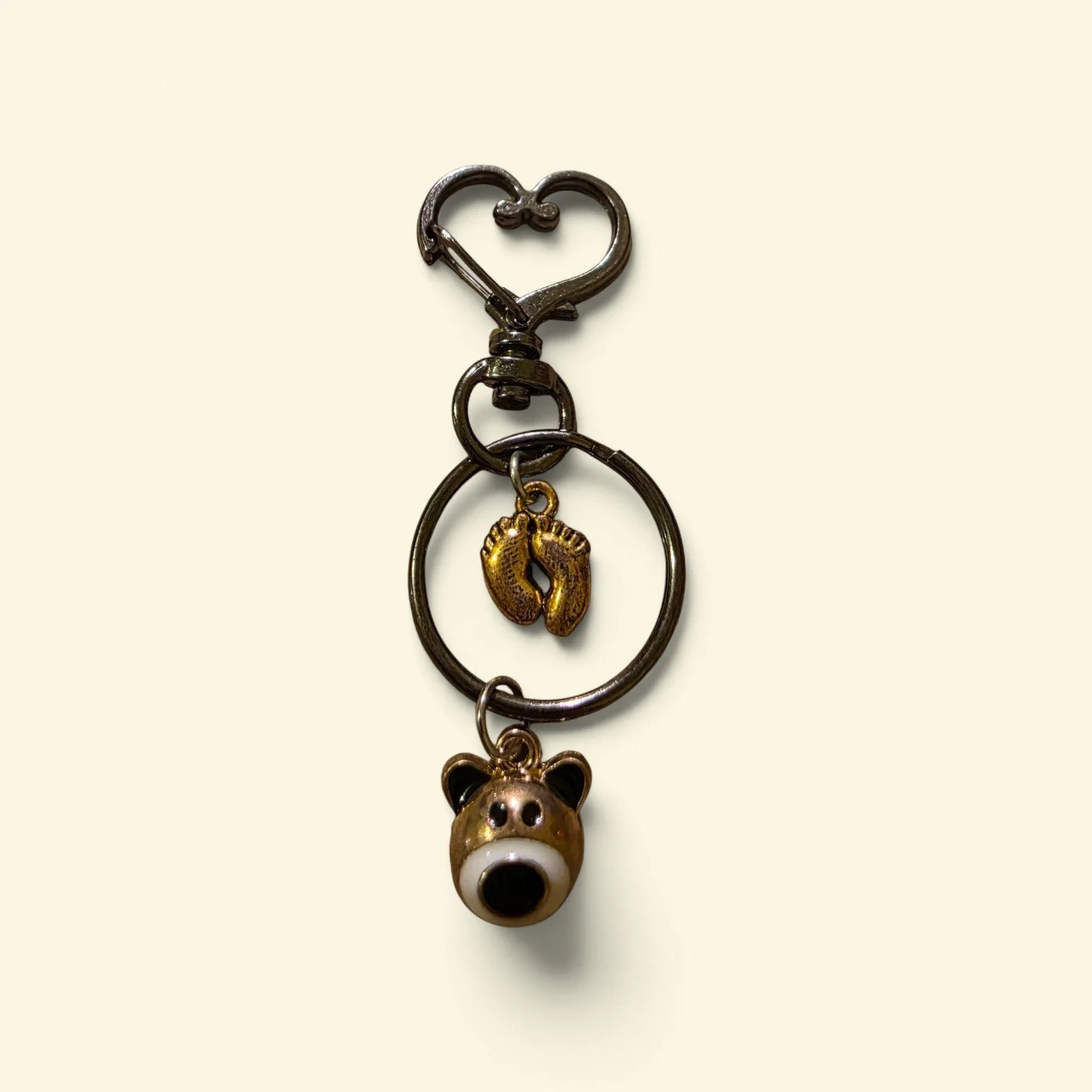 Teddy bear keyring