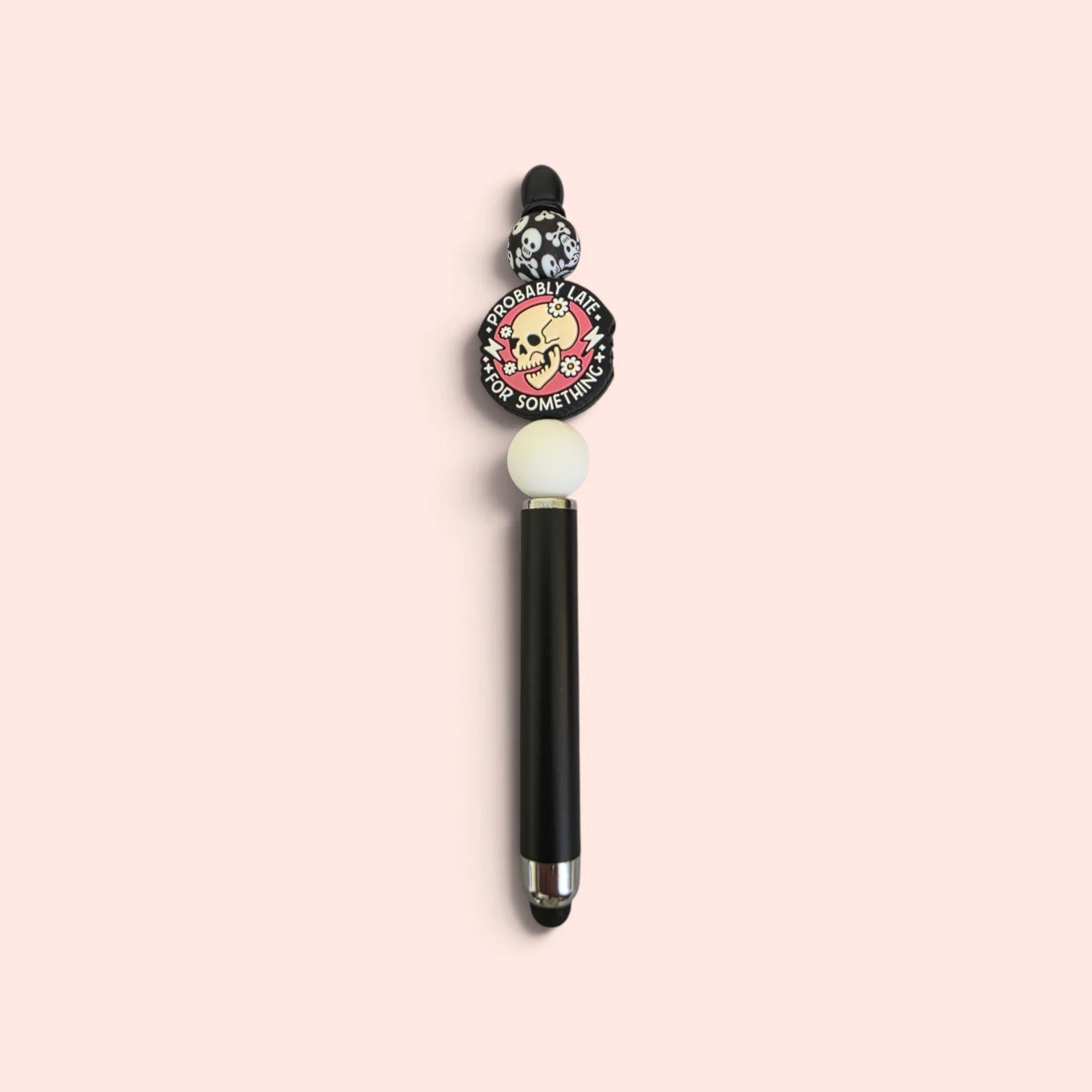 Double-sided charm stylus pen