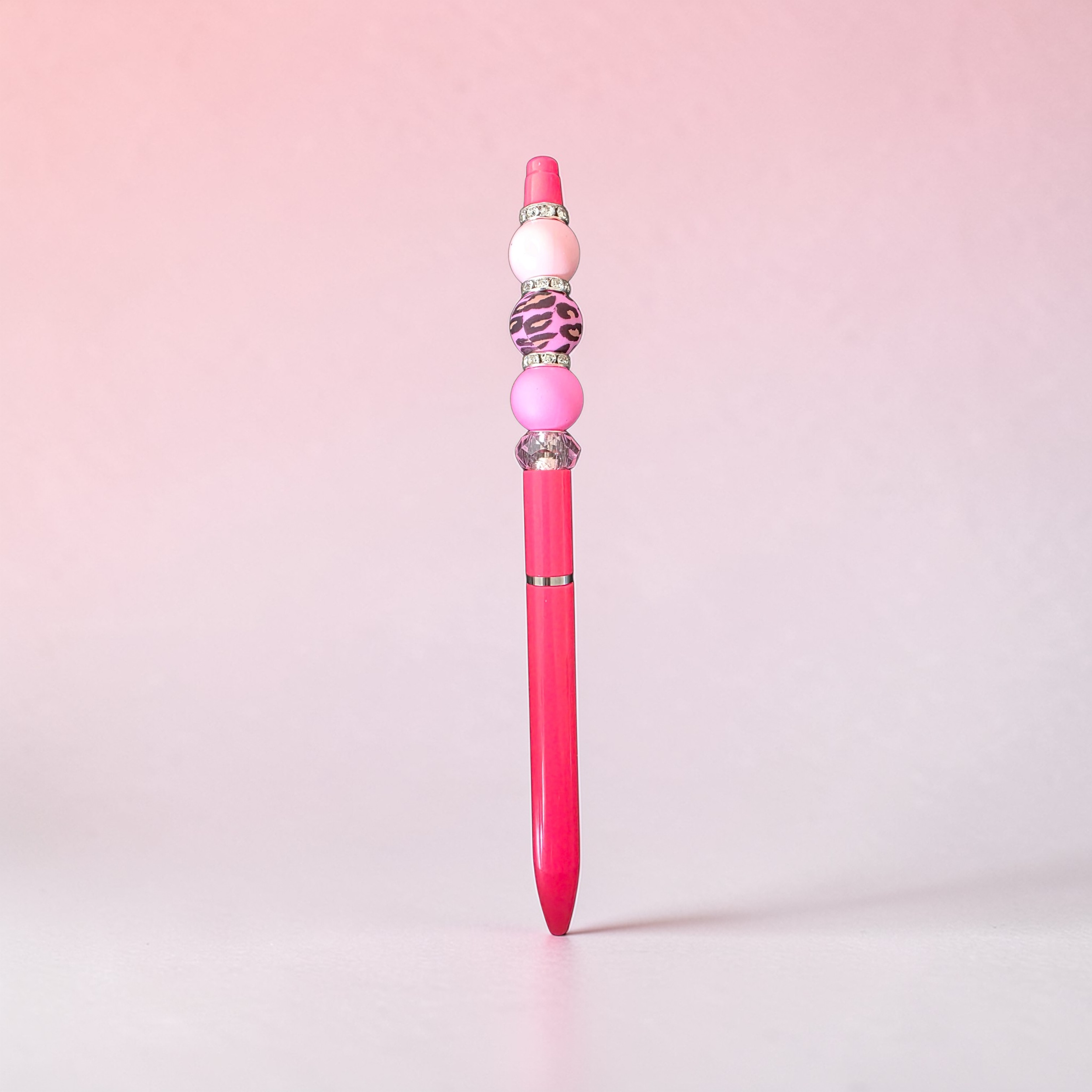 Beaded charm pen