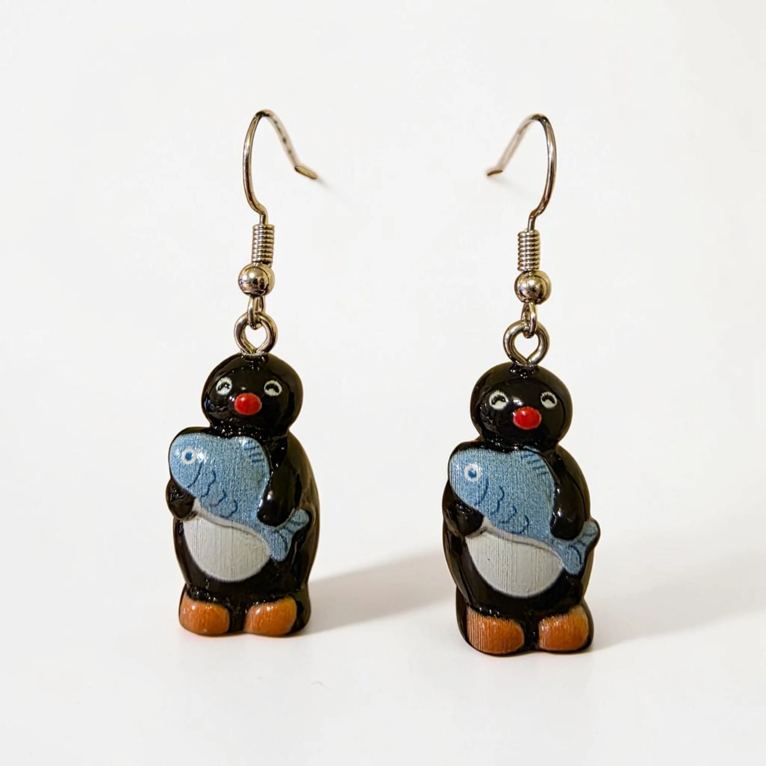 Penguin earrings