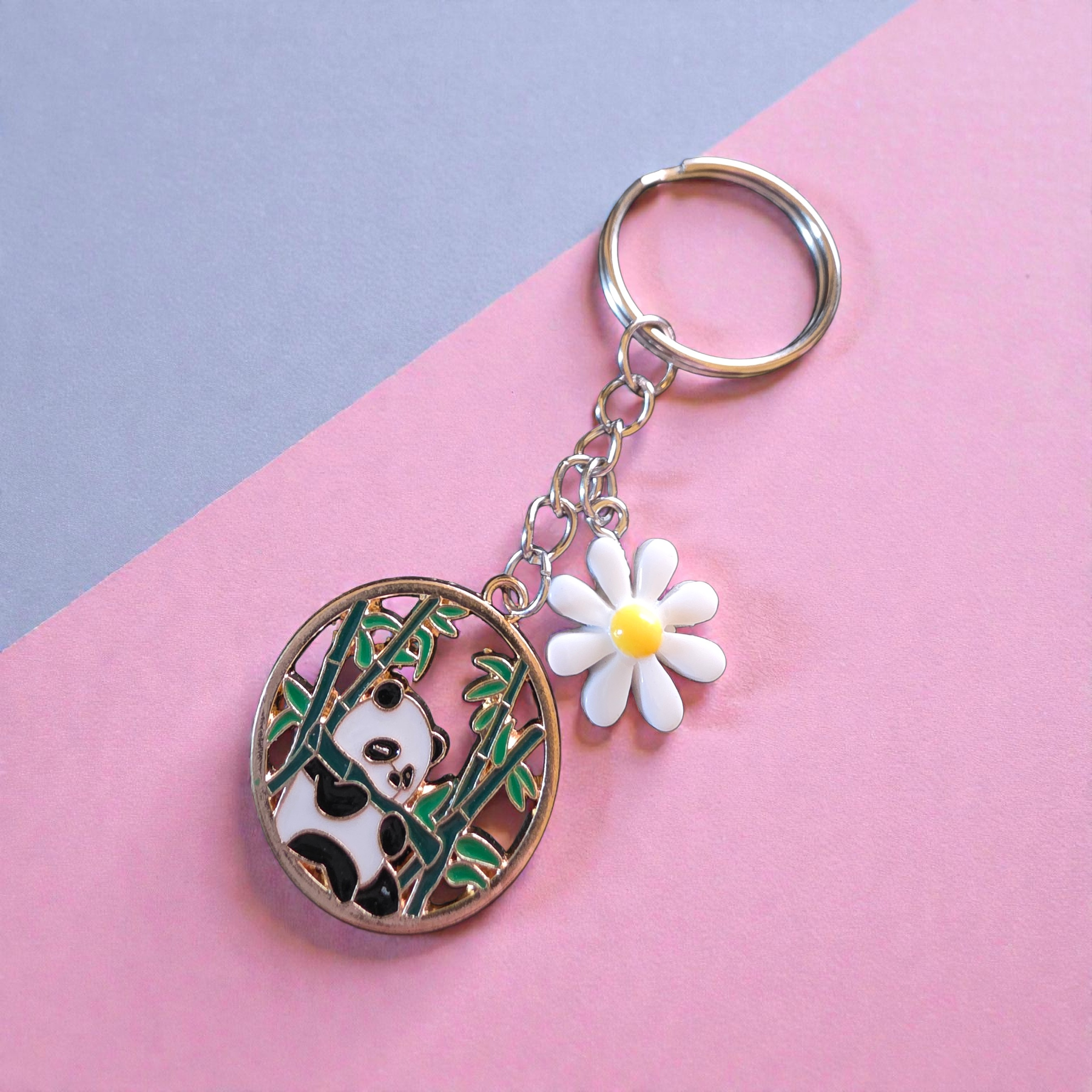 Flower Charm Keyring