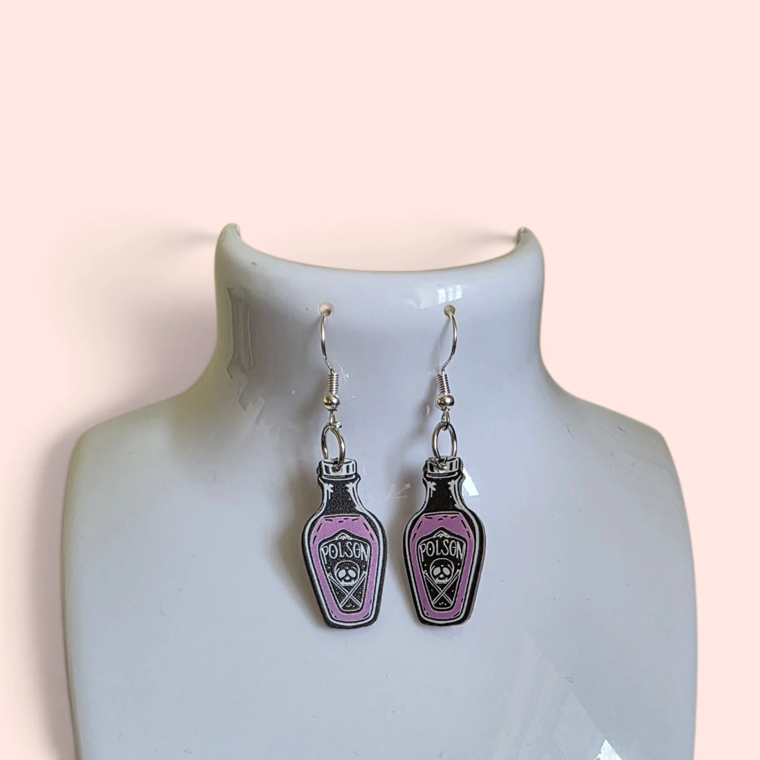 Poison Bottle earrings
