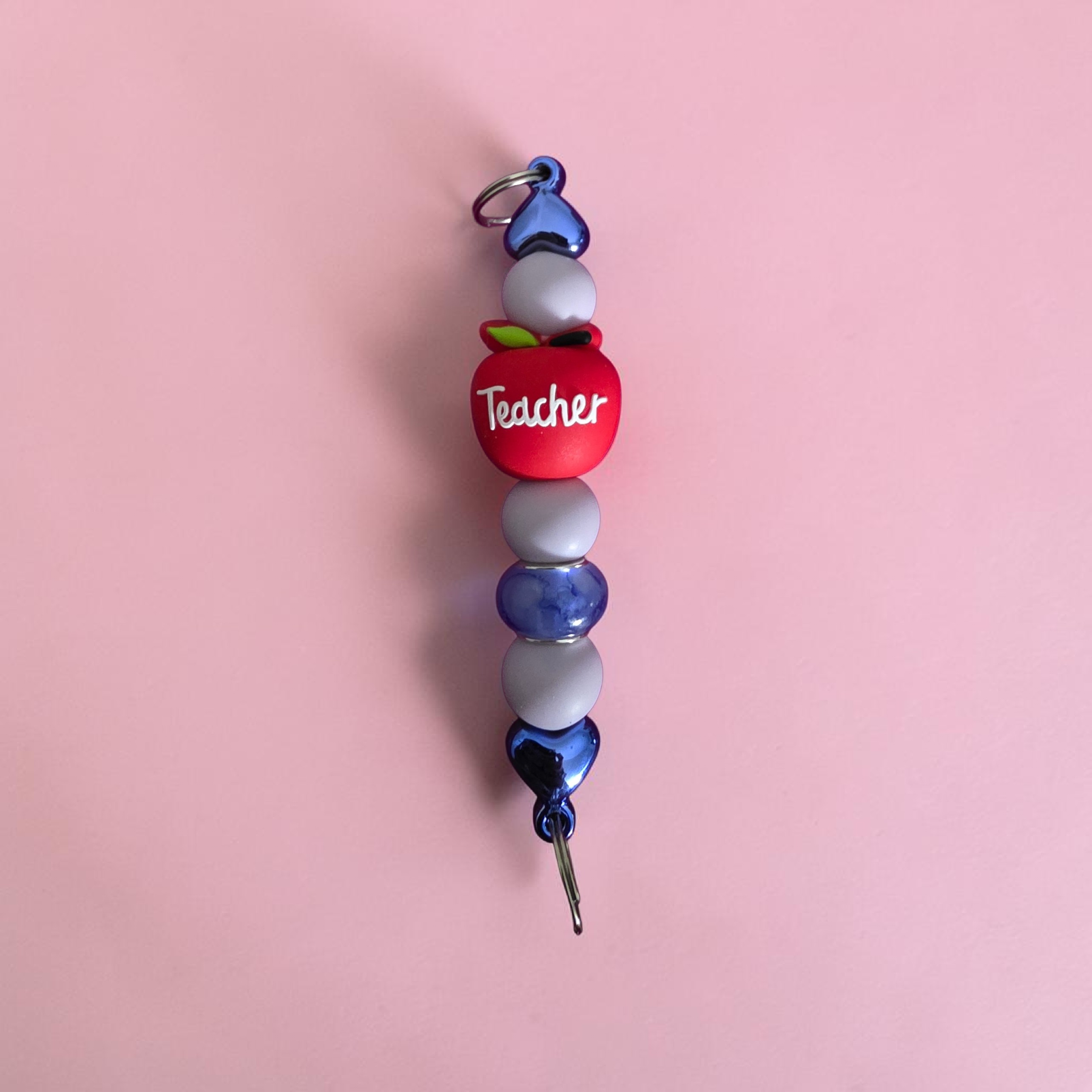 Teacher keyring charm