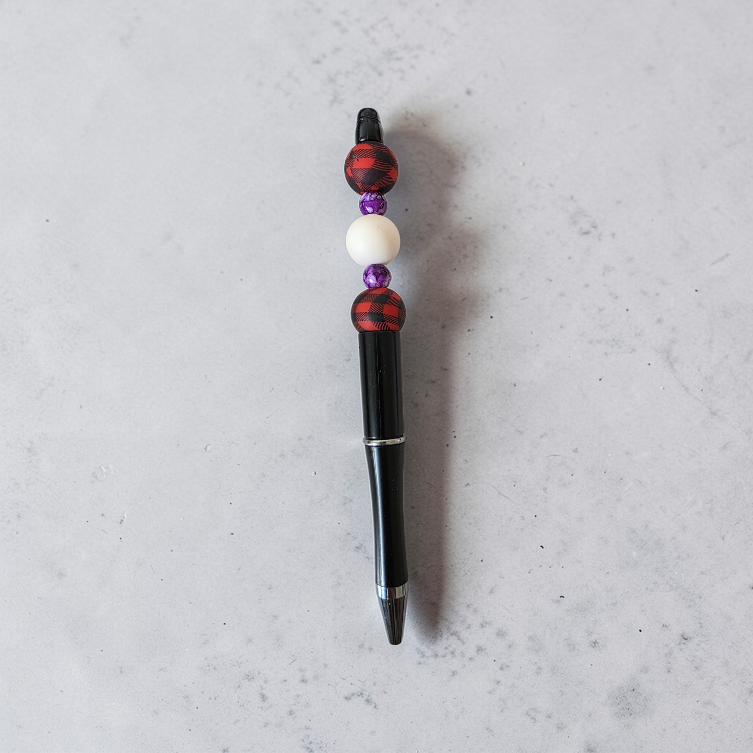 Beaded charm pen