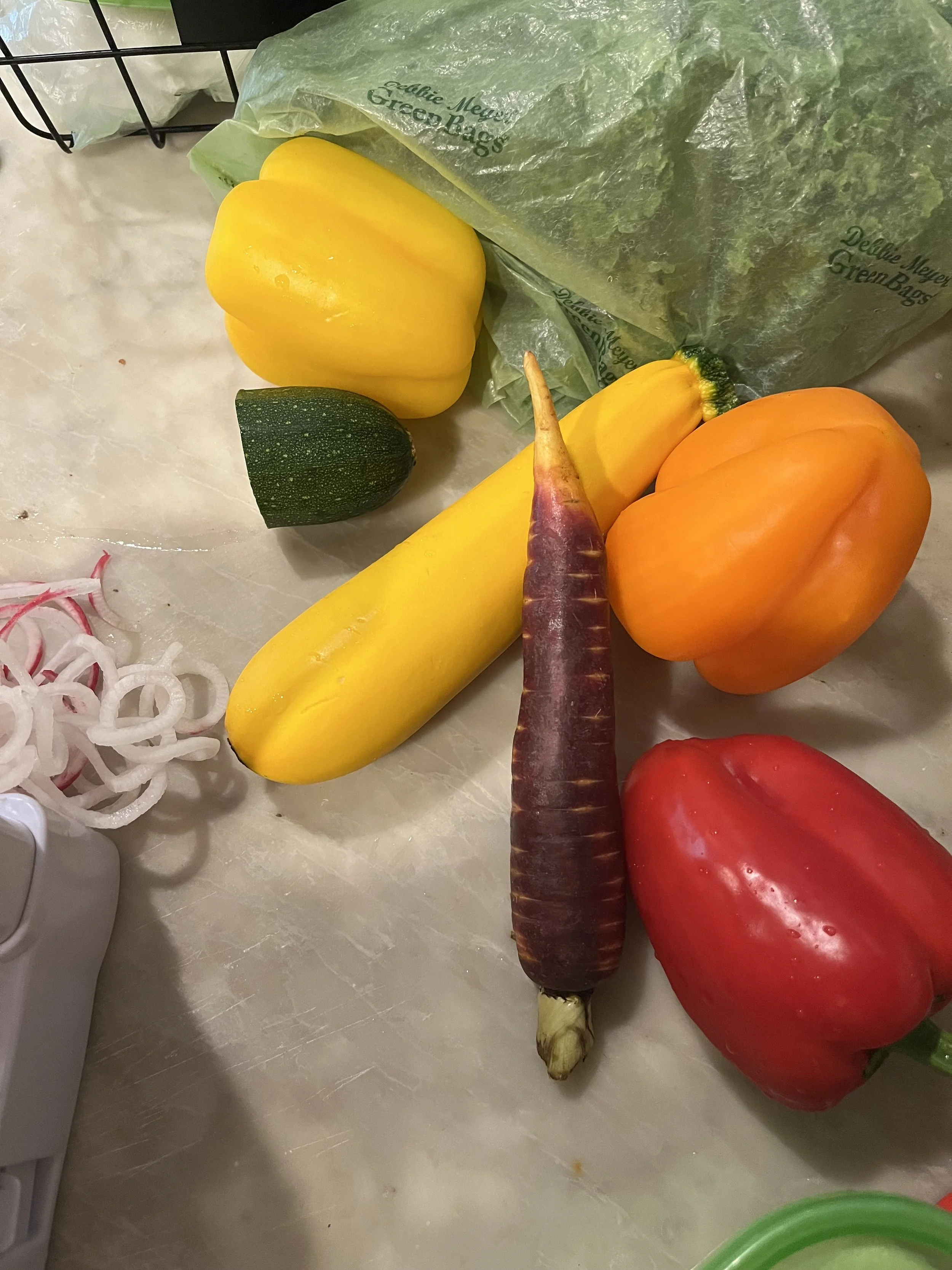 Earthy and grounding: Daikon Kimchi salad 
