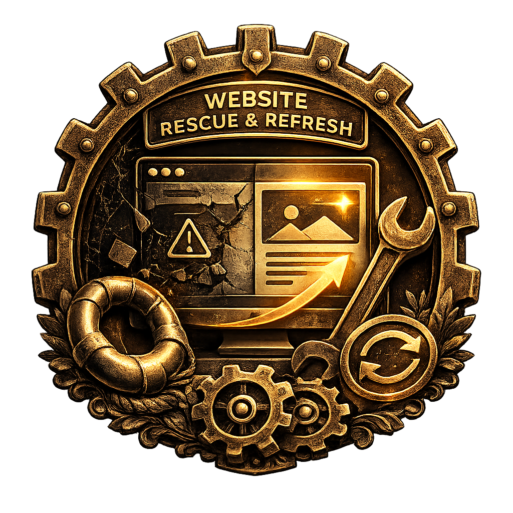 Website Rescue and Refresh Icon