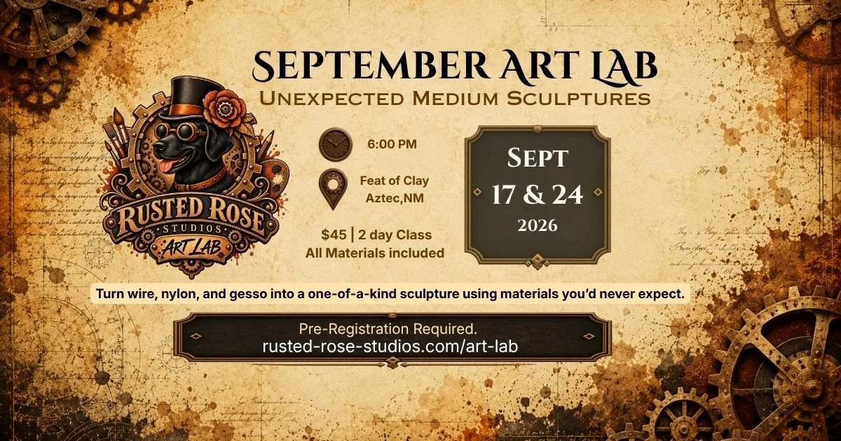 Multi-day Art Lab: Unexpected Medium Sculptures