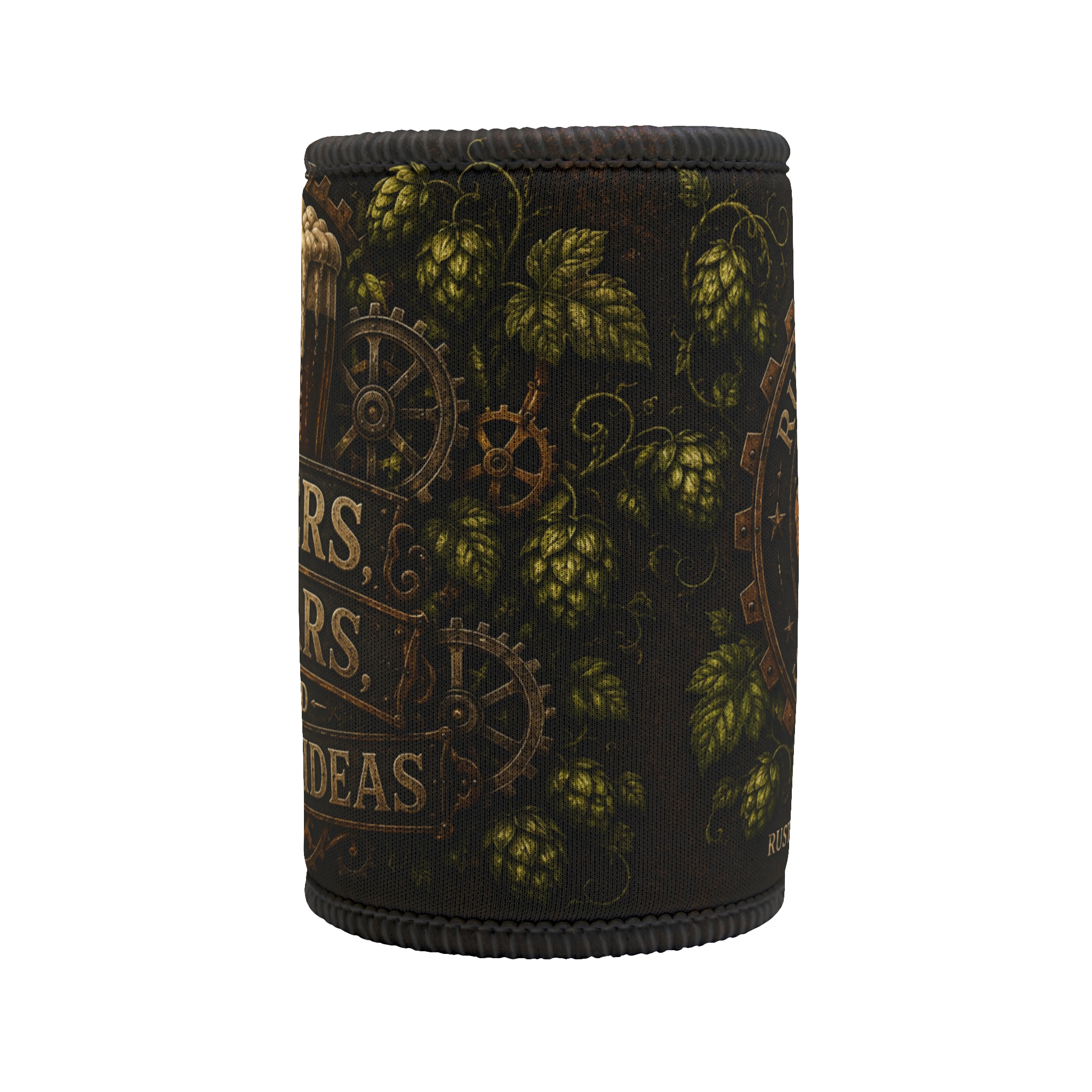 Beers and Gears - Printify - Beer KoozieFront.png