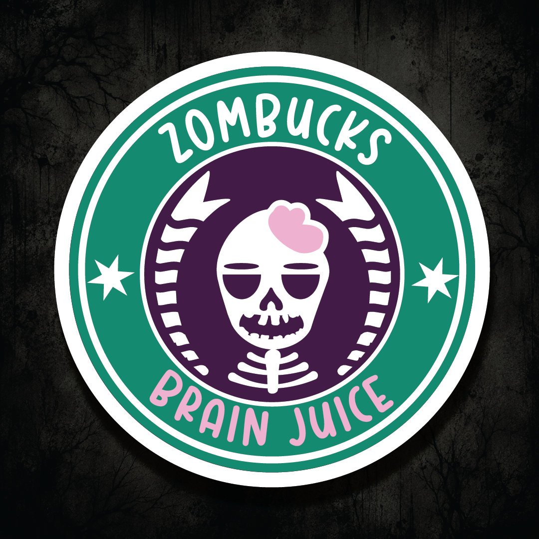 Zombucks Logo Sticker