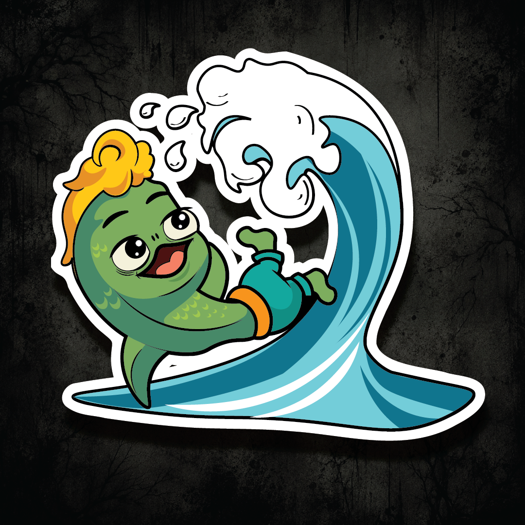 Surf's Up Sticker
