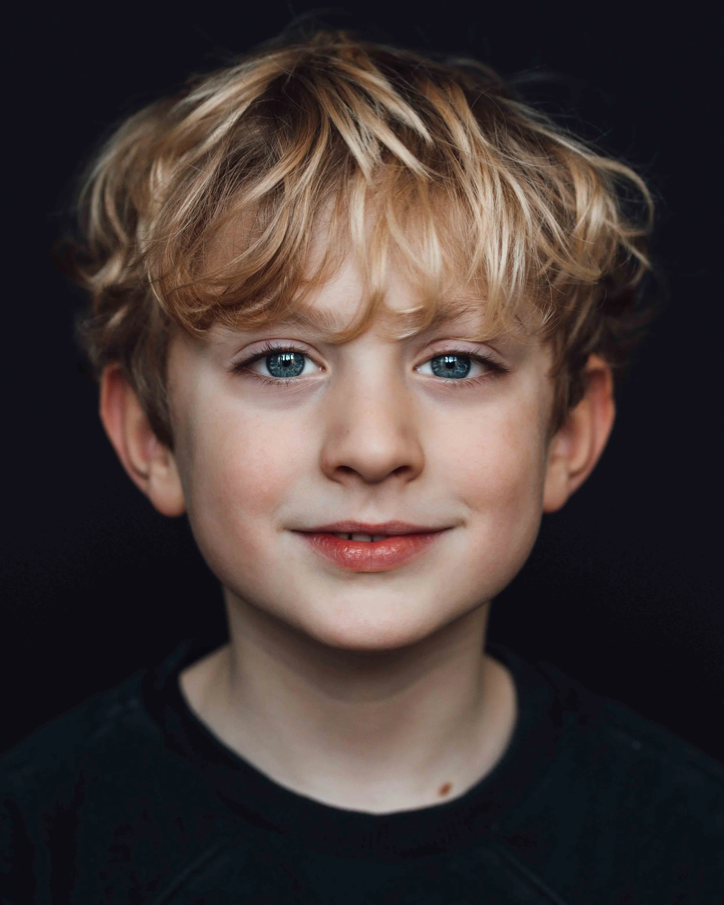 Portret van jongen van 5 jaar uit Alkmaar