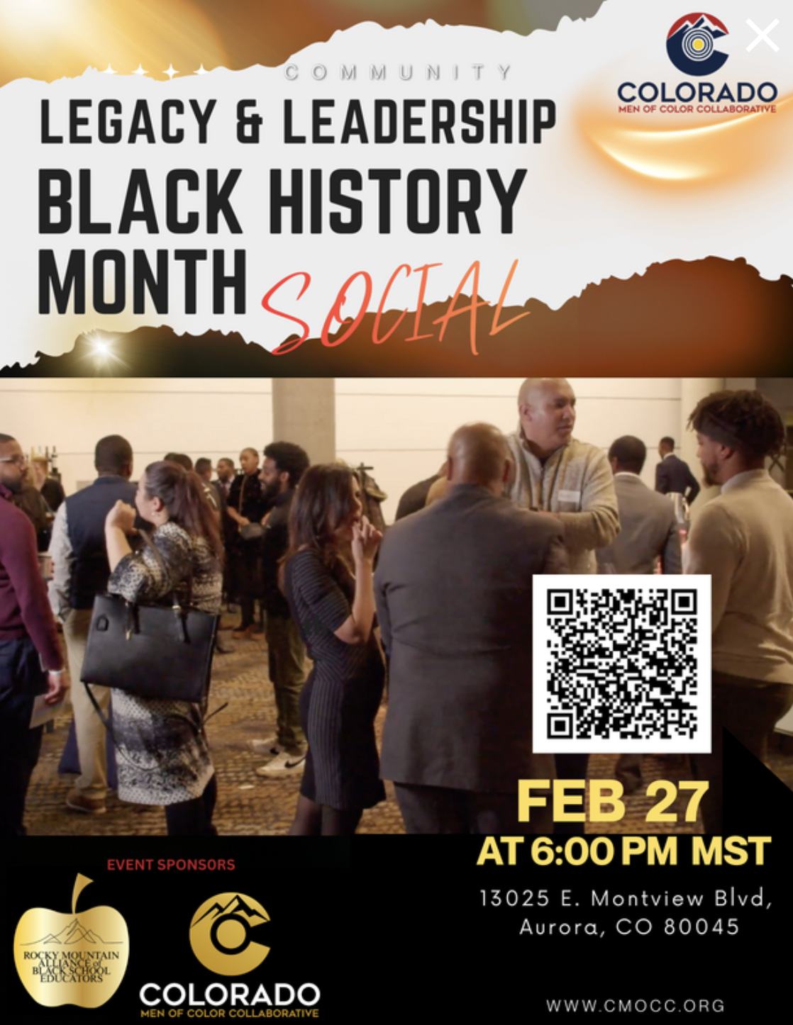 Black History Month Social with CMOCC