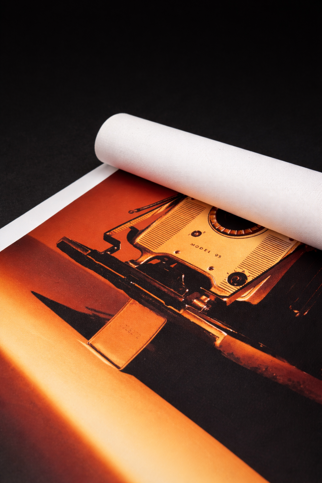 Rolled canvas print