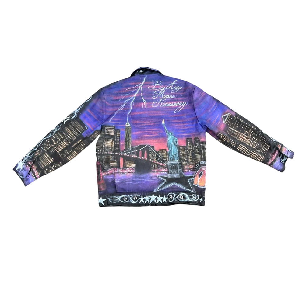 Airbrushed Skyline Jacket