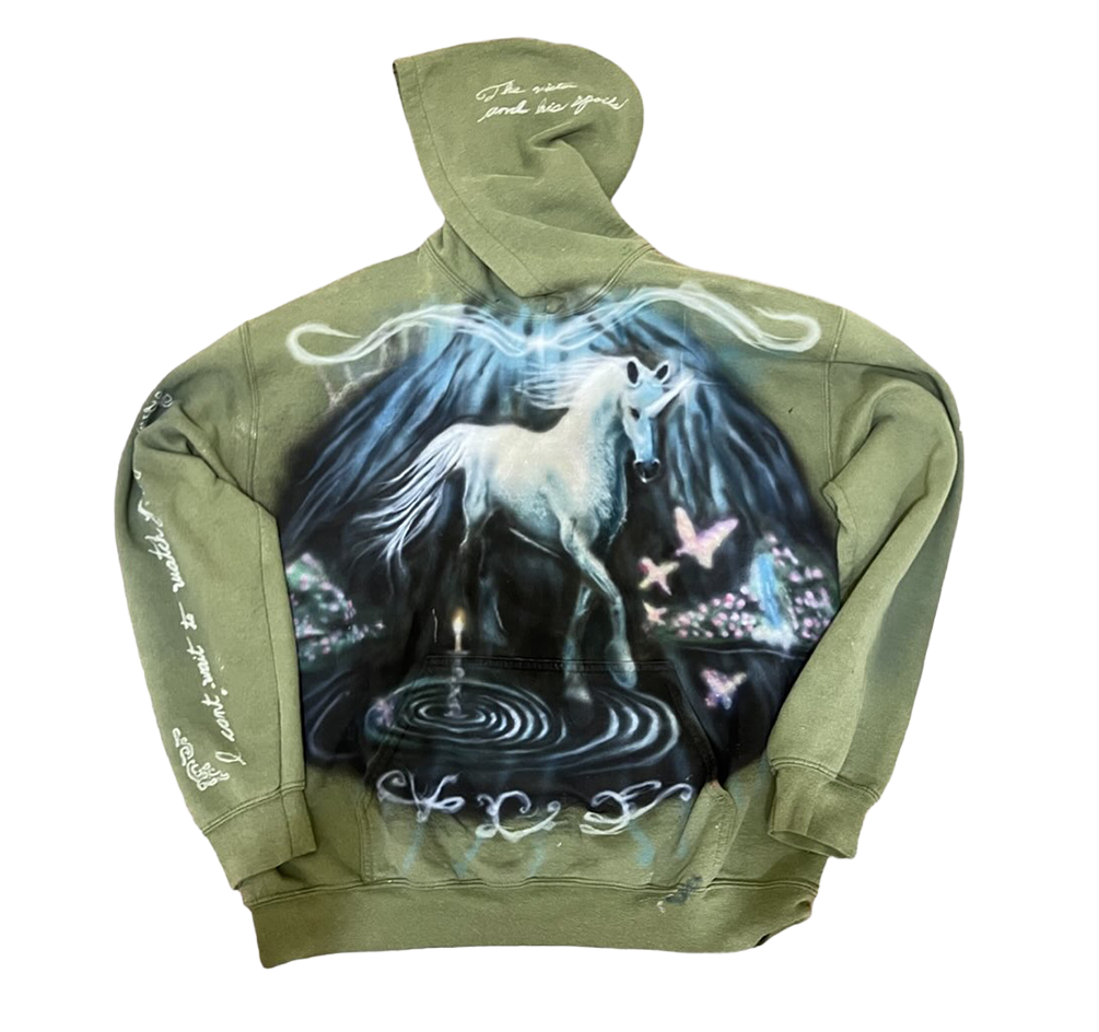 Airbrushed Horse Hoodie