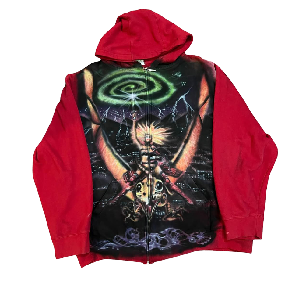 Airbrushed Heavy Metal Hoodie