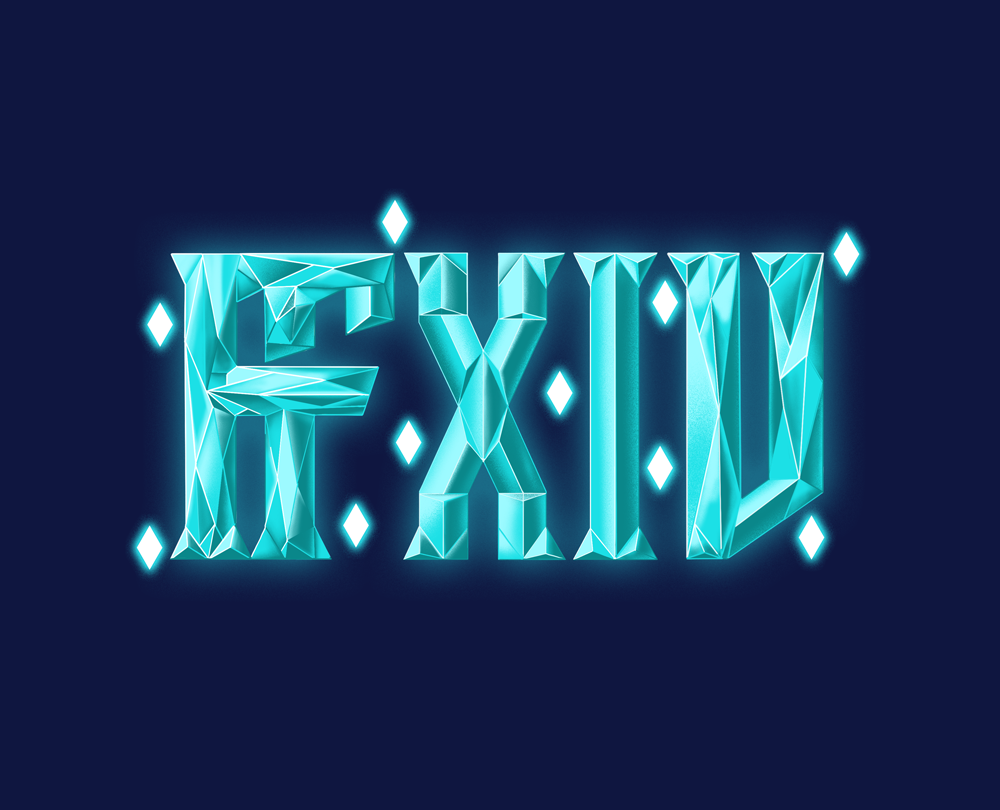 Final Fantasy XIV Lettering