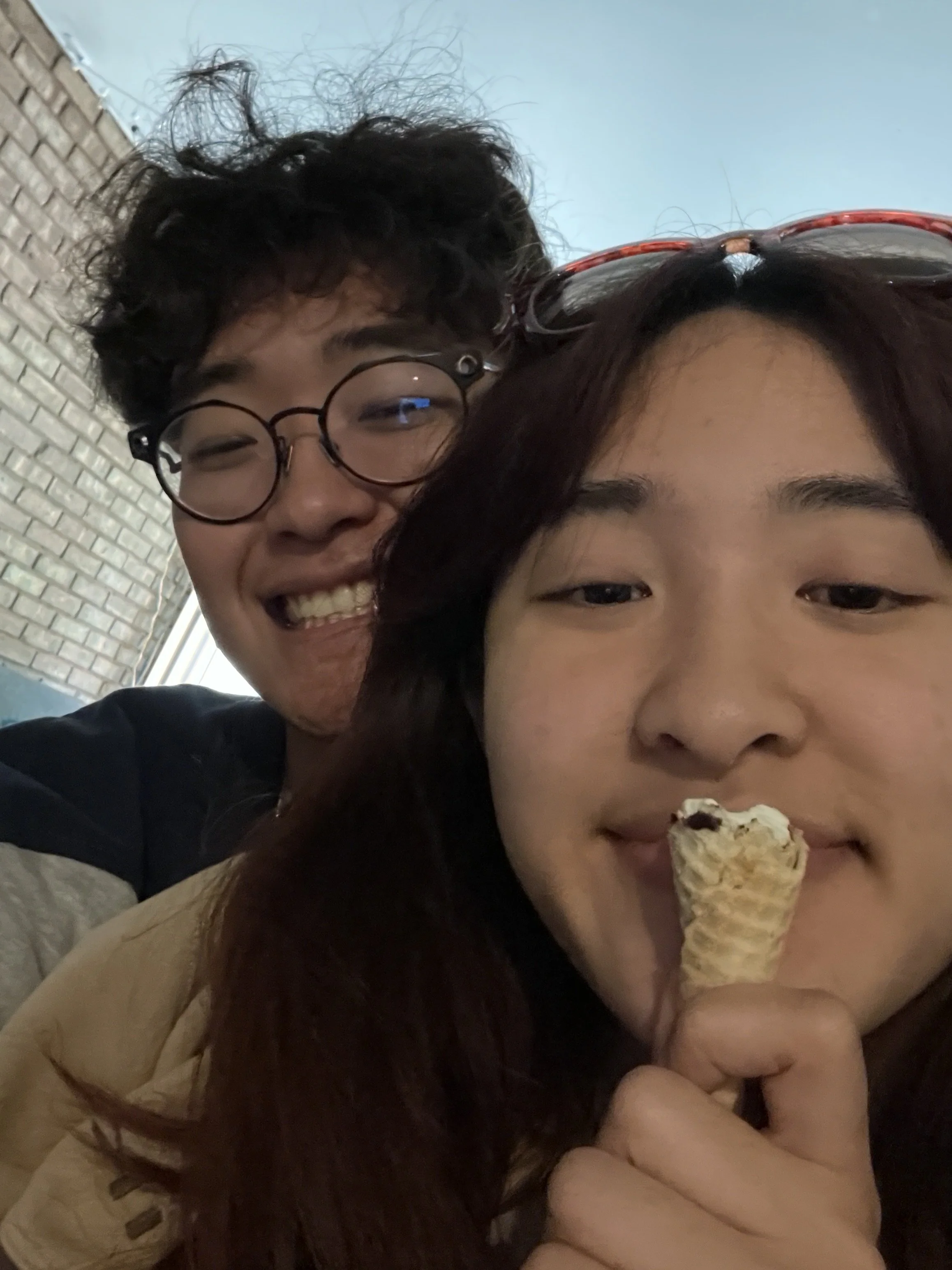 bannah and beiji (before we were really bannah and beiji) in ann arbor - this was right before I went off to japan in 2023, but look at your pretty face