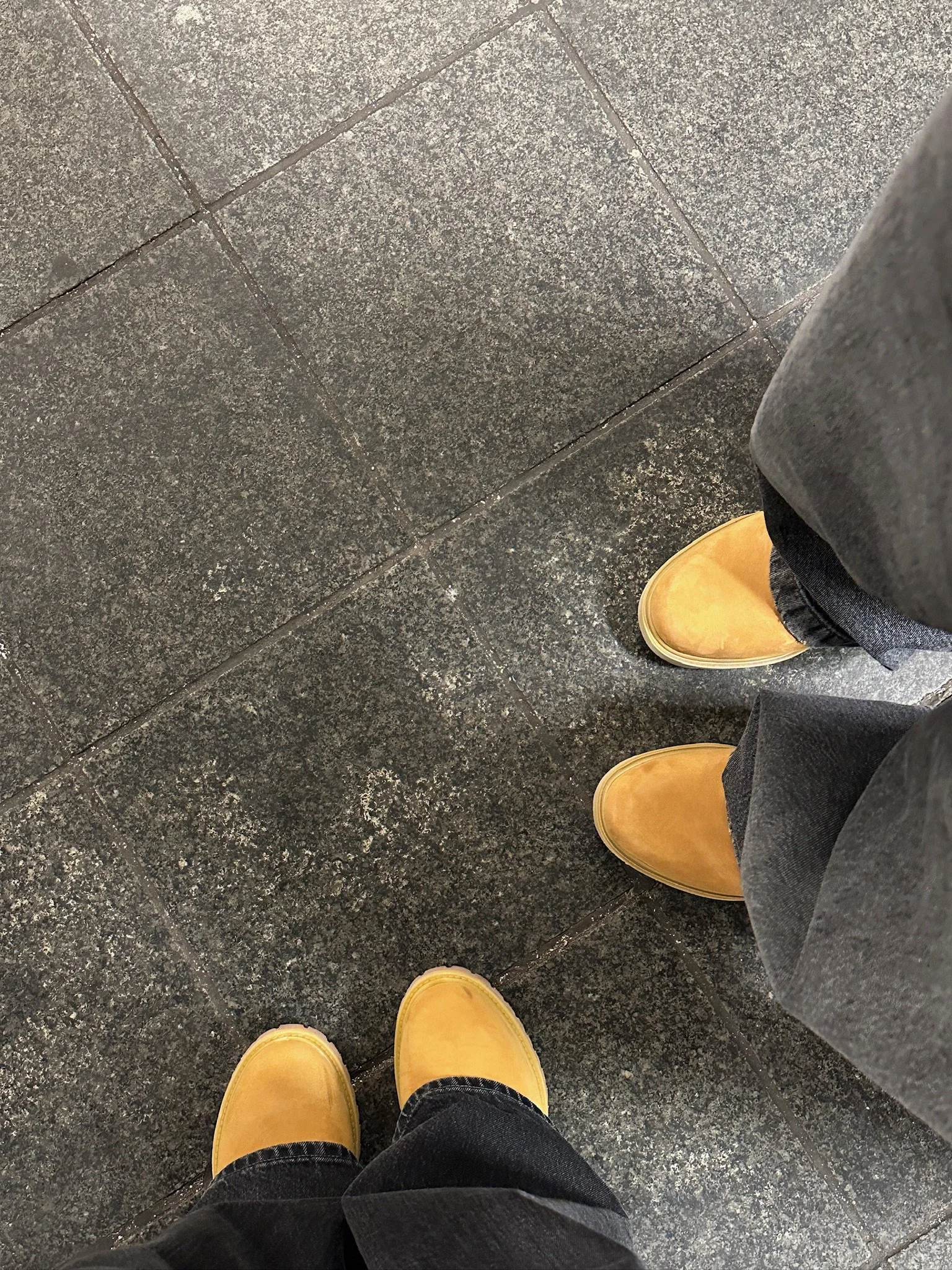 NYC - bannah and beiji matching boooots, more matchy matchy coming up :D 