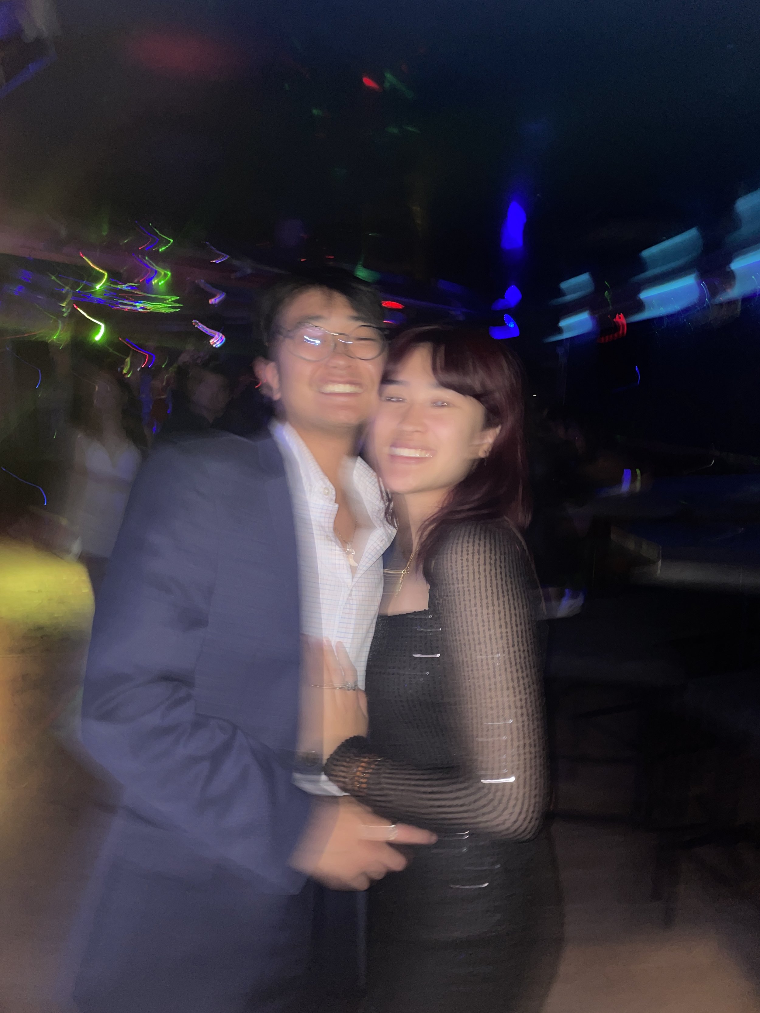 bannah and beiji at date night - look at us youngsters, these were some wonderful memories