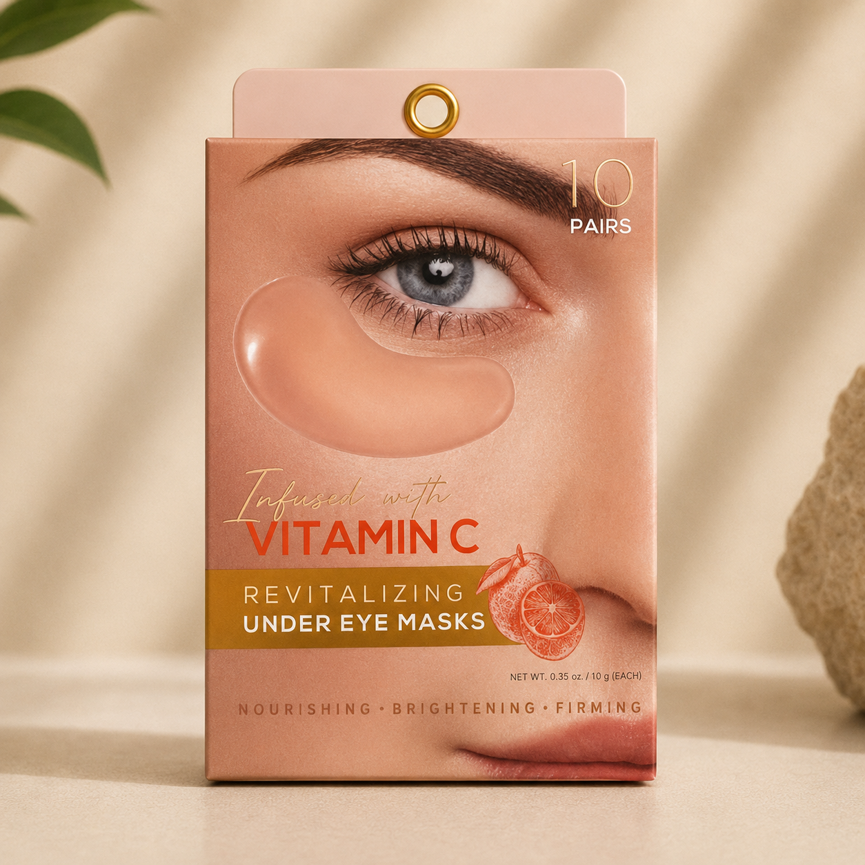 Clinical Works Revitalizing Under Eye Masks with Vitamin C (10 Pairs)