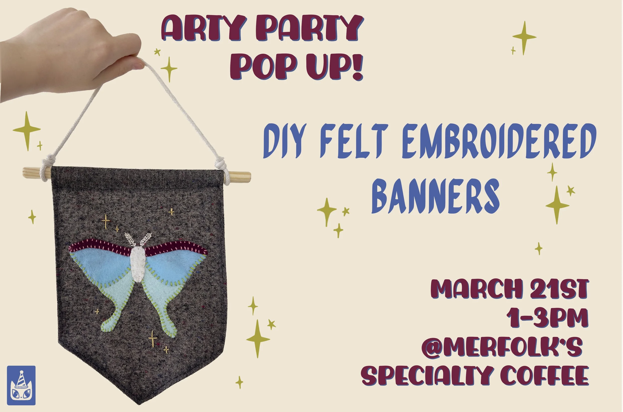 Felt Embroidered Banners