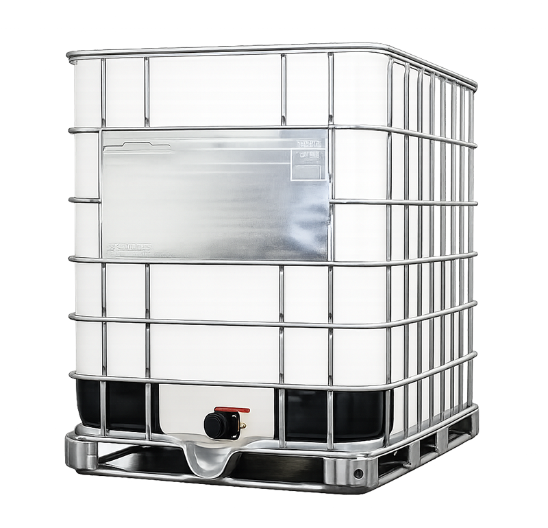 IBC tote, 275 Gallon Totes - used, reconditioned cage