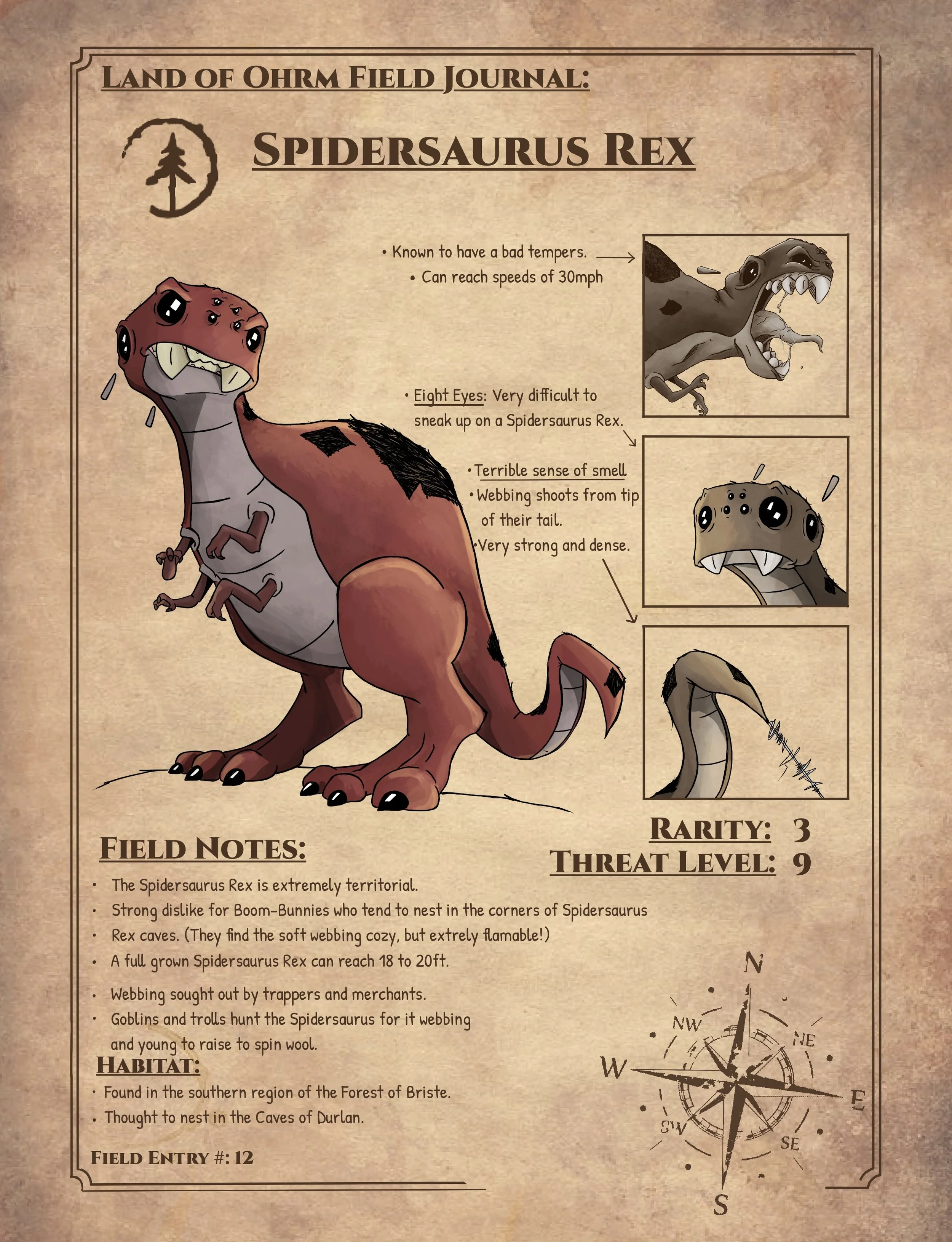 Download and create your own Land of Orhm Field Journal to save in your own binder!
