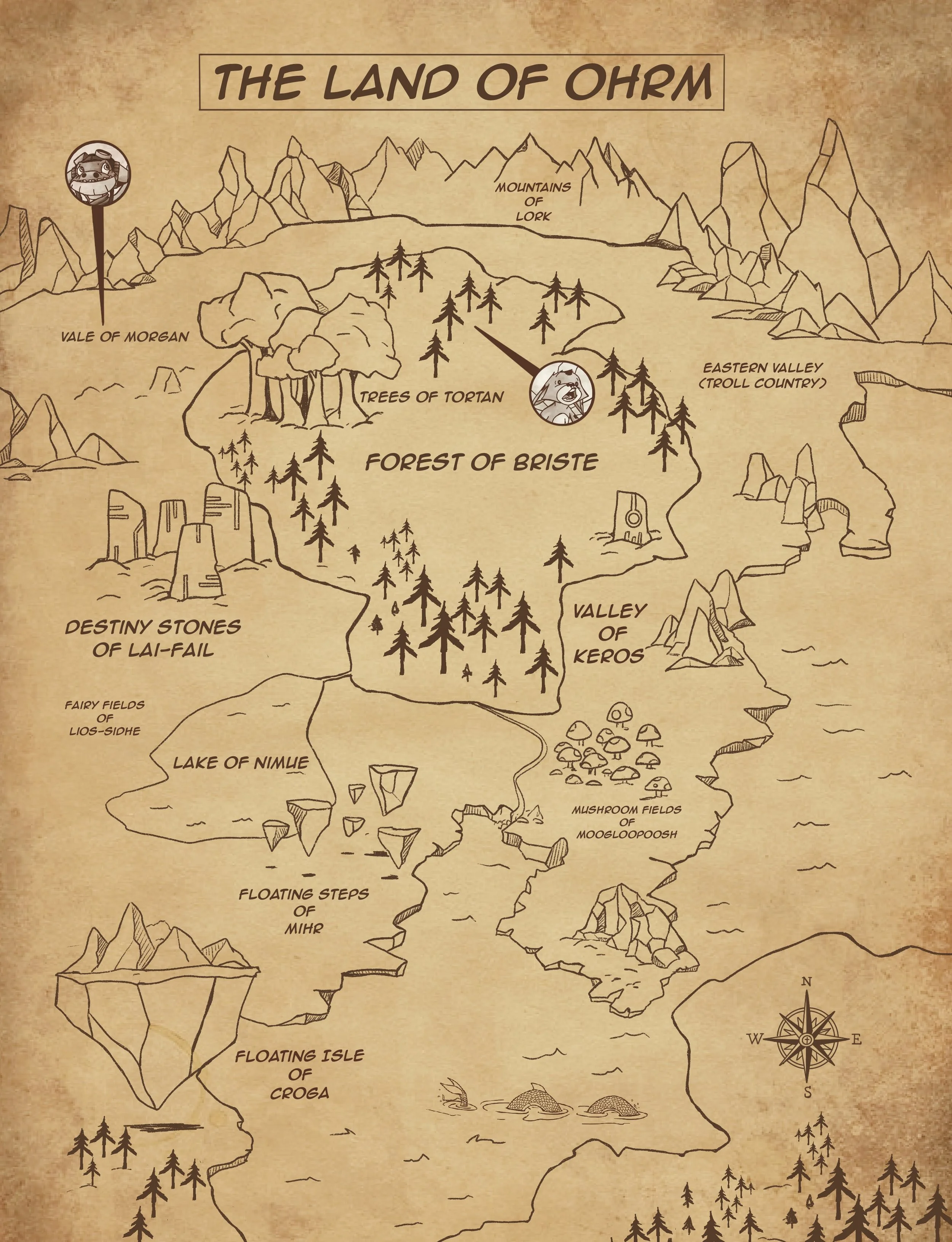 Download The Land of Ohrm Map