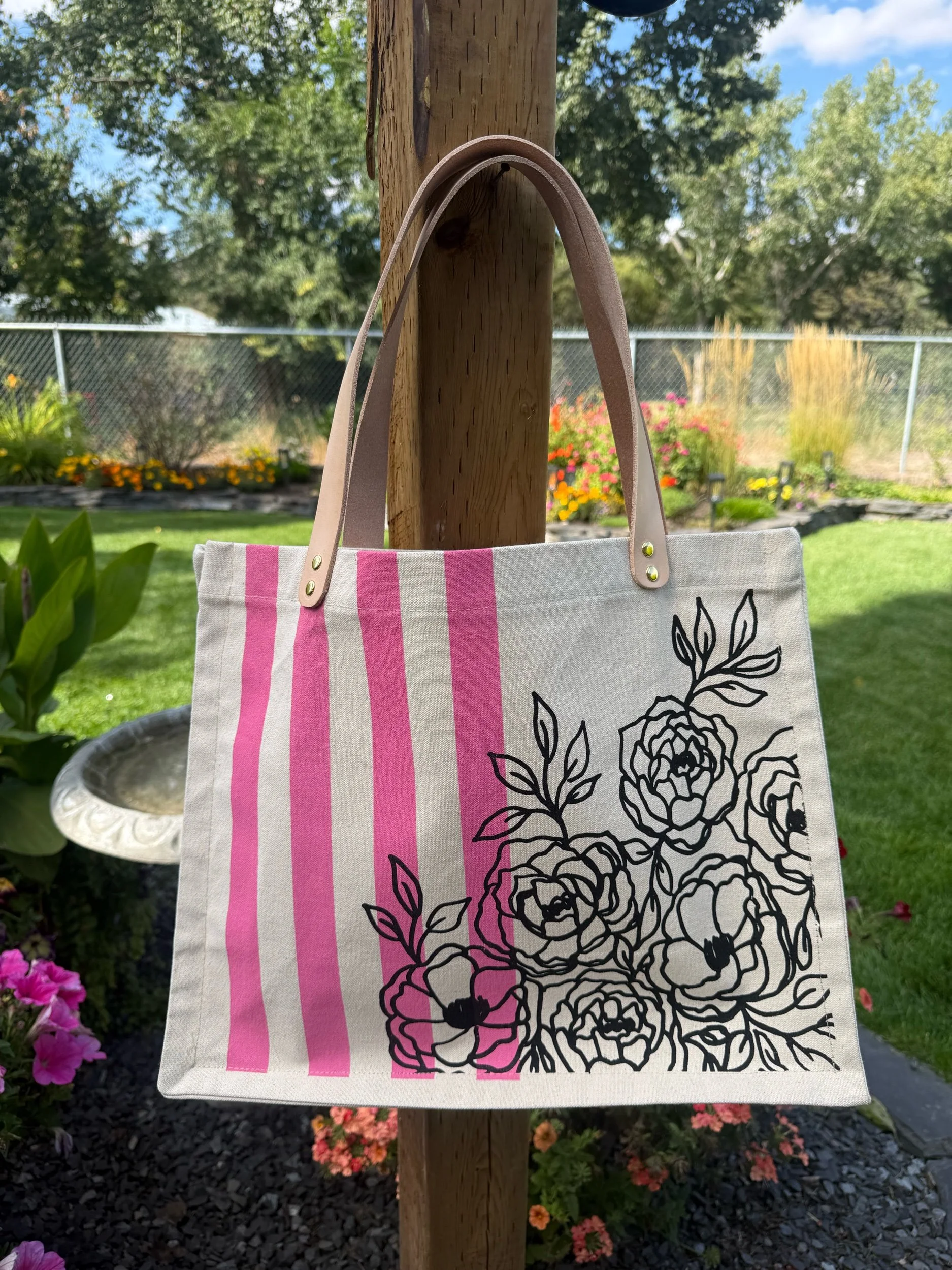 Large Tote Bag - Pink