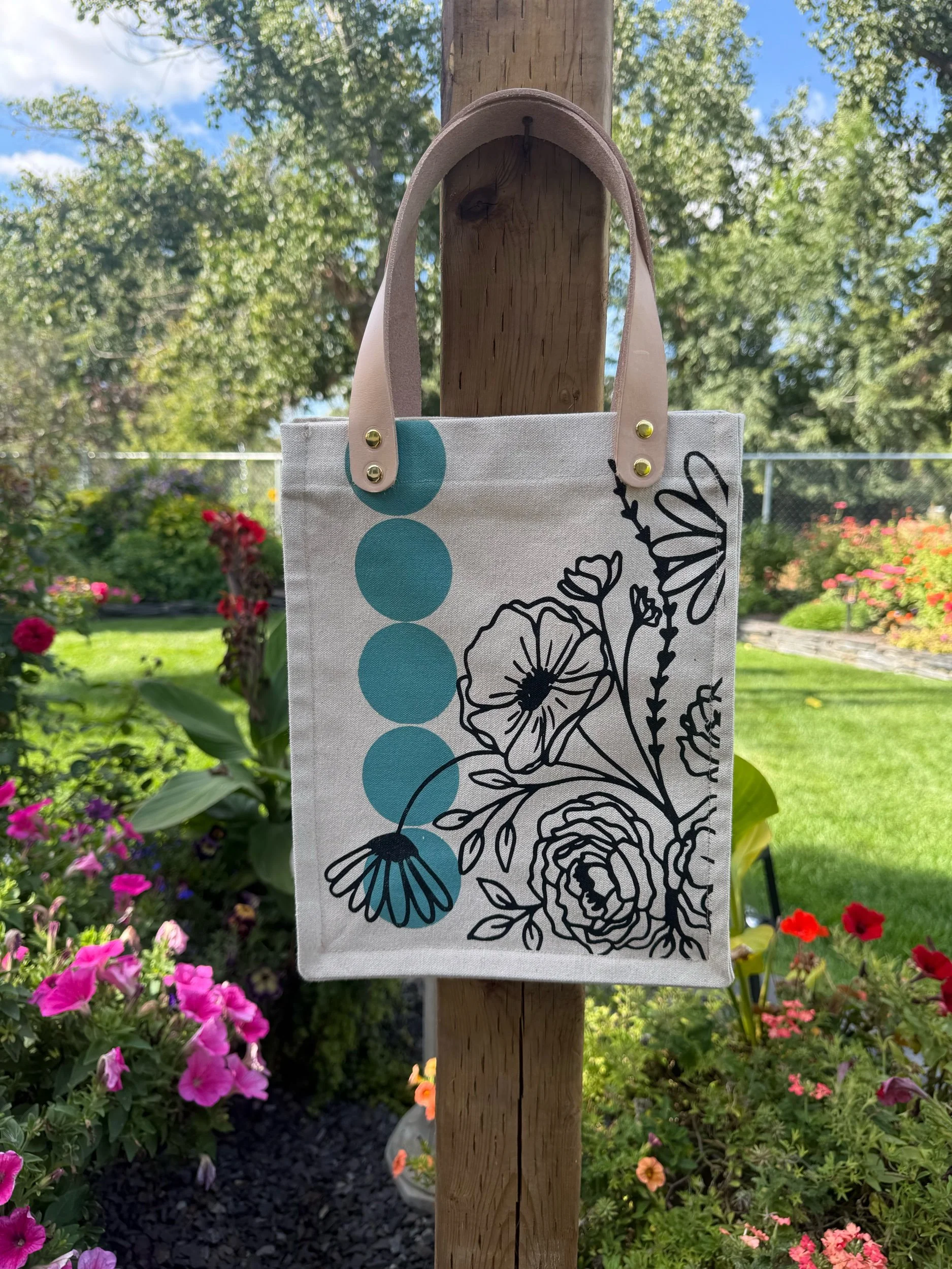 Small Tote Bag - Teal