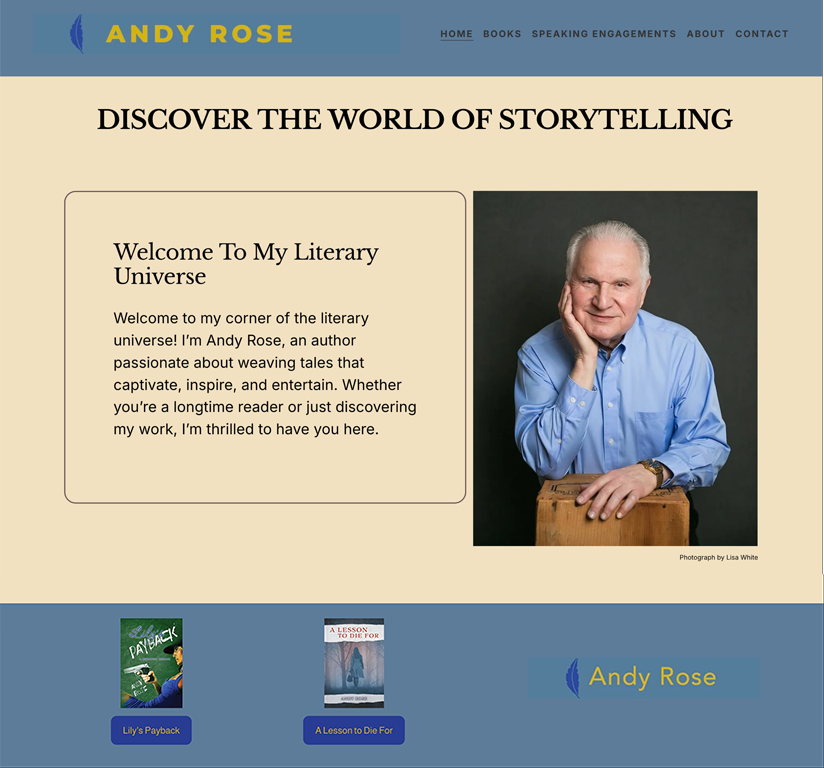Primula Studio portfolio example (author Andy Rose)