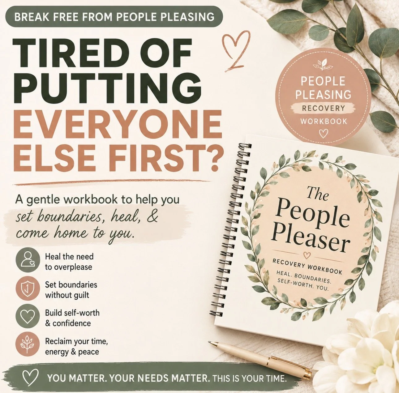 People Pleasing Recovery Workbook