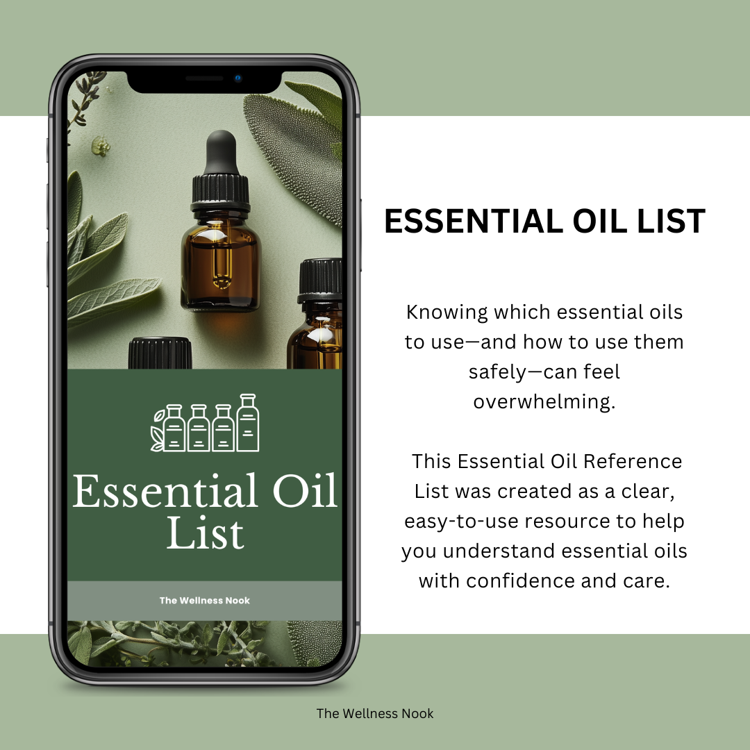 Essential Oil Reference List