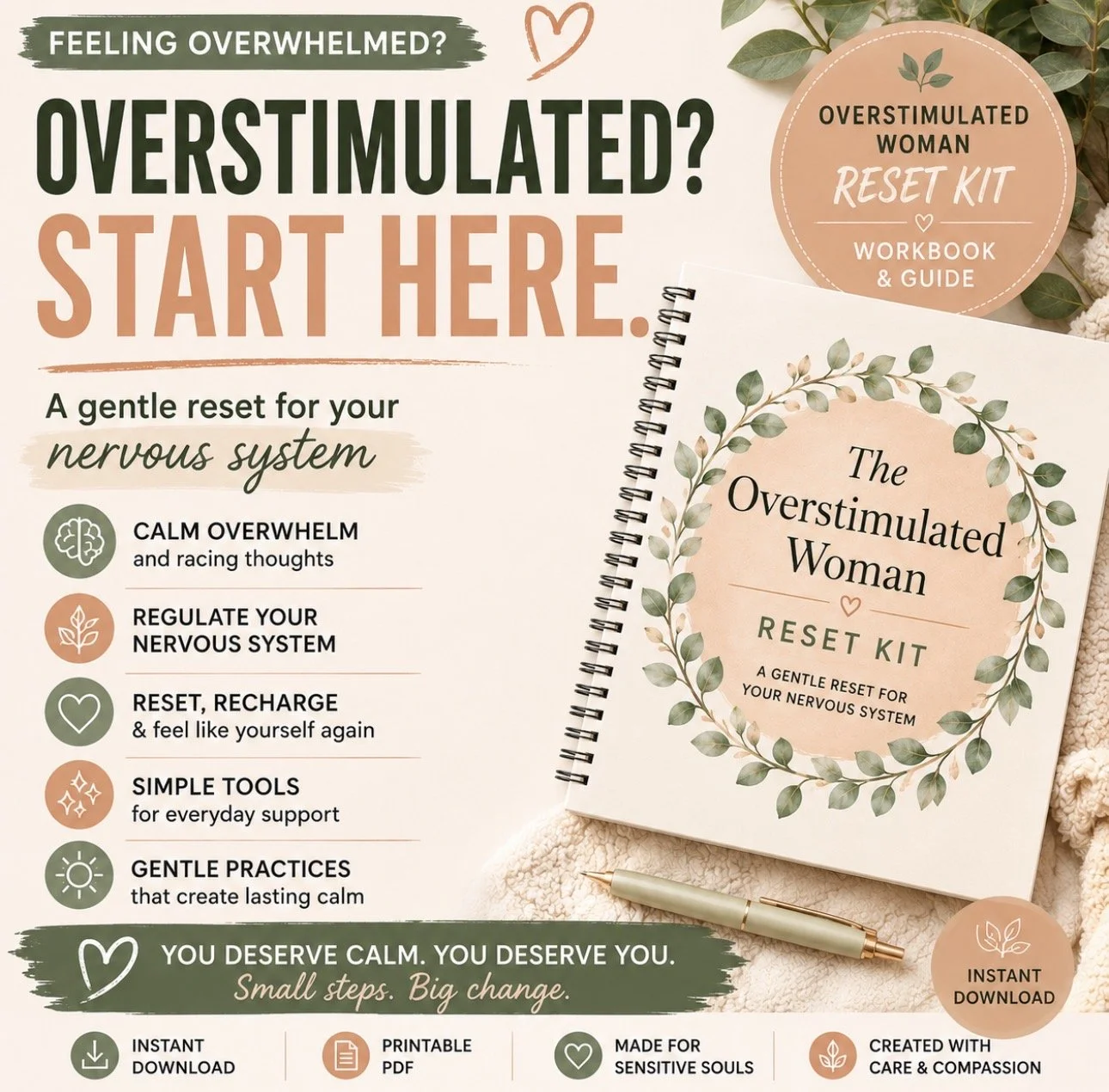 The Overstimulated Woman Reset Kit