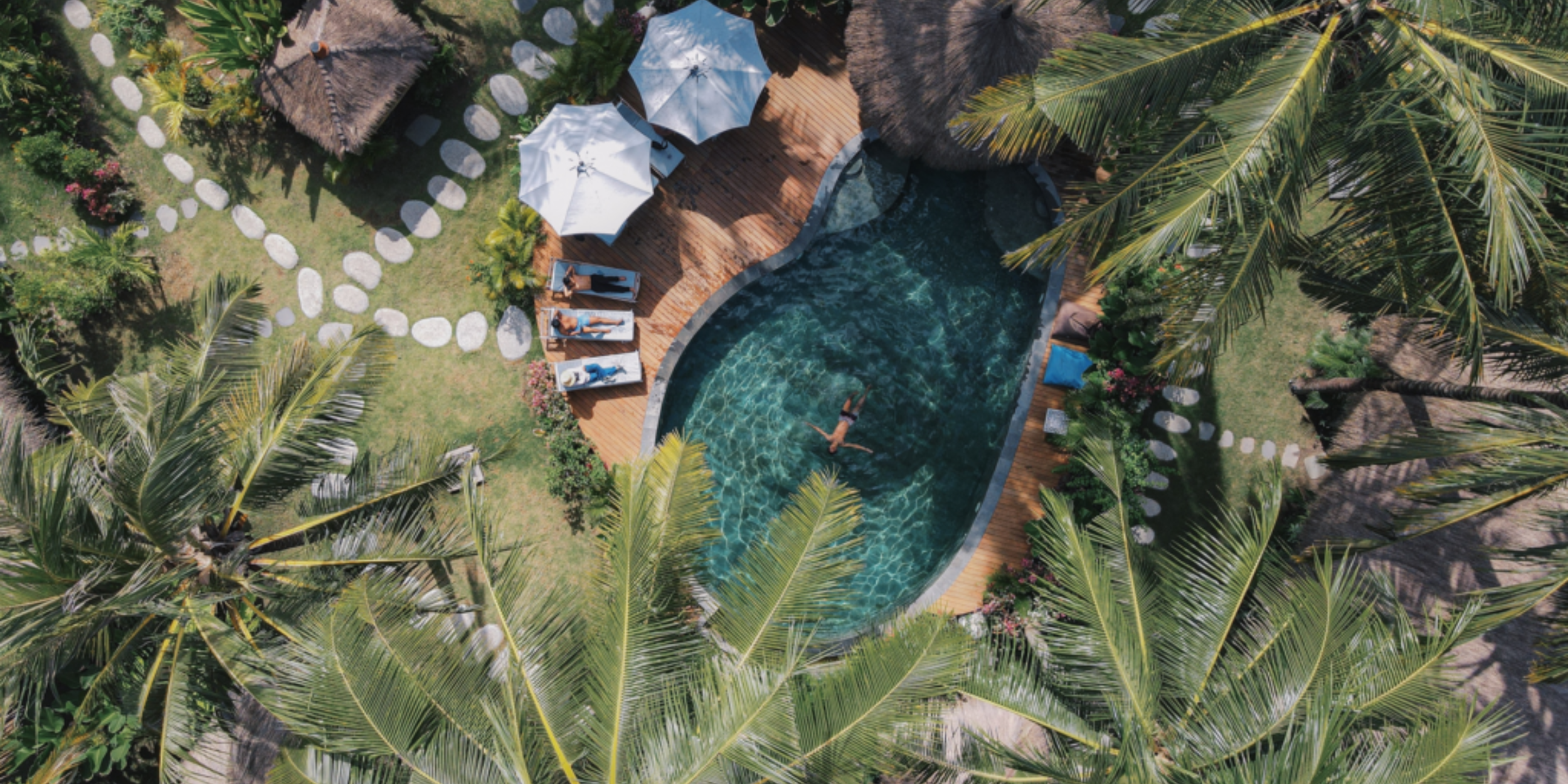 Aerial View of Mana Eco Retreat