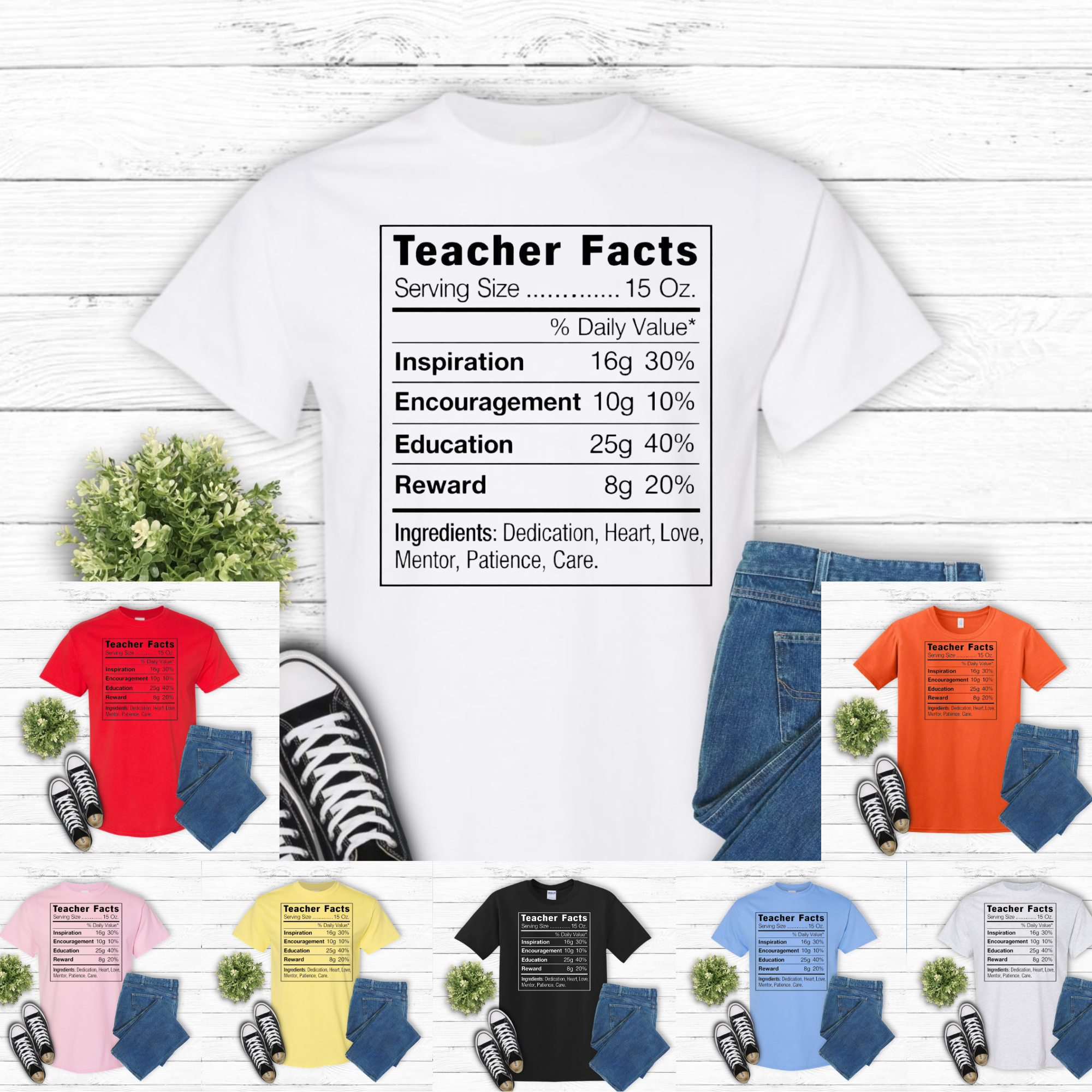 Teacher Facts Tee 🍎📚