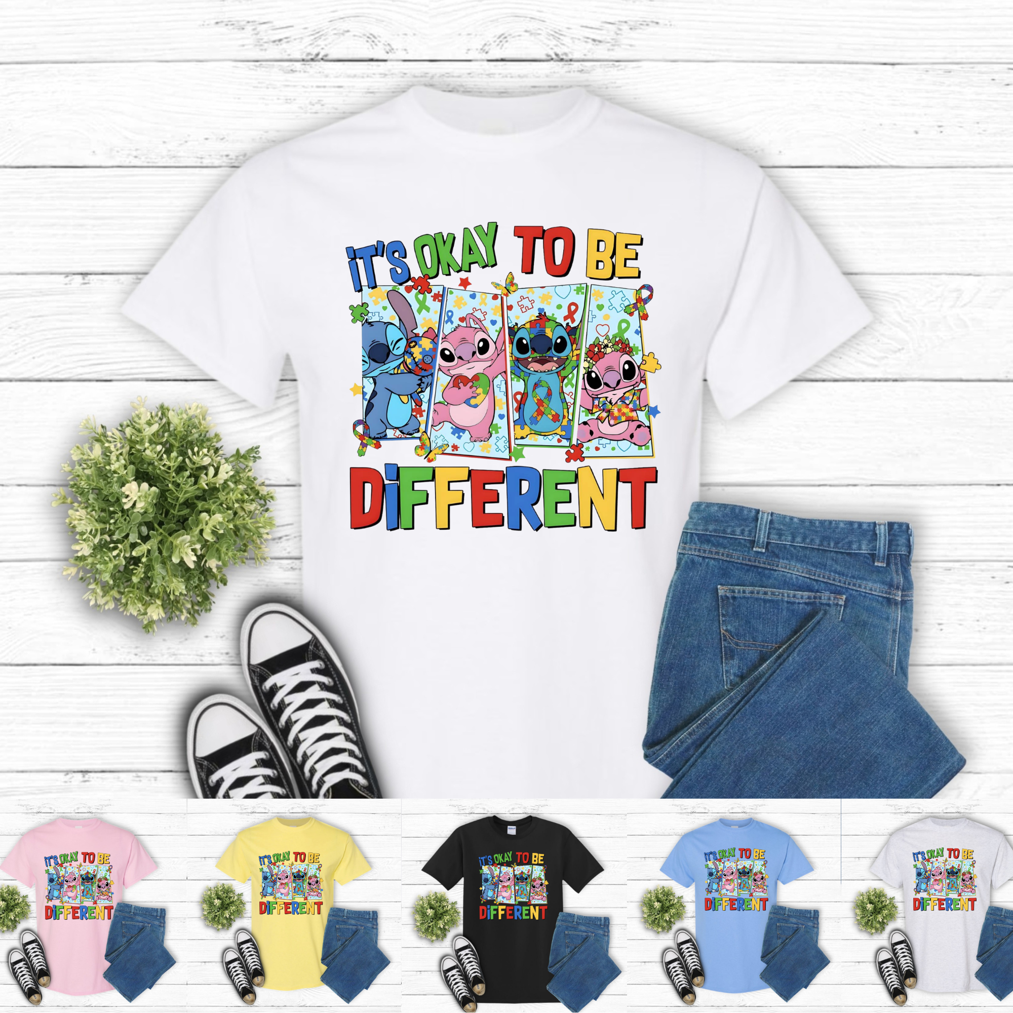 It’s Okay to Be Different Tee 💙🧩