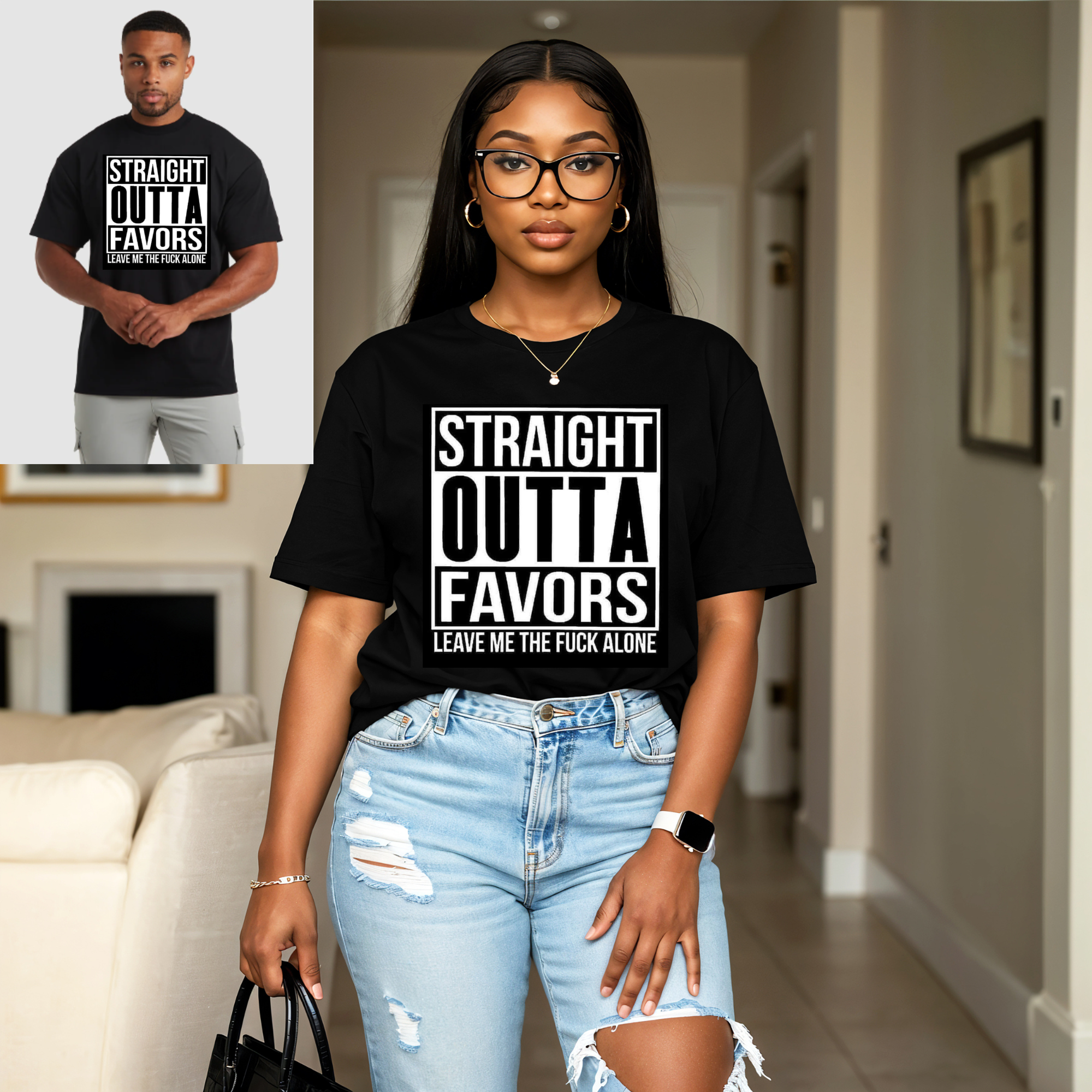 Straight Outta Favors Tee
