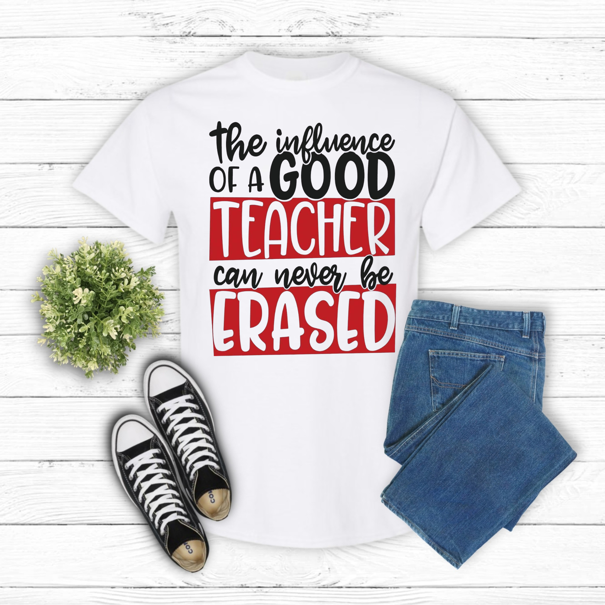“The Influence of a Good Teacher” Graphic Tee 🍎✨