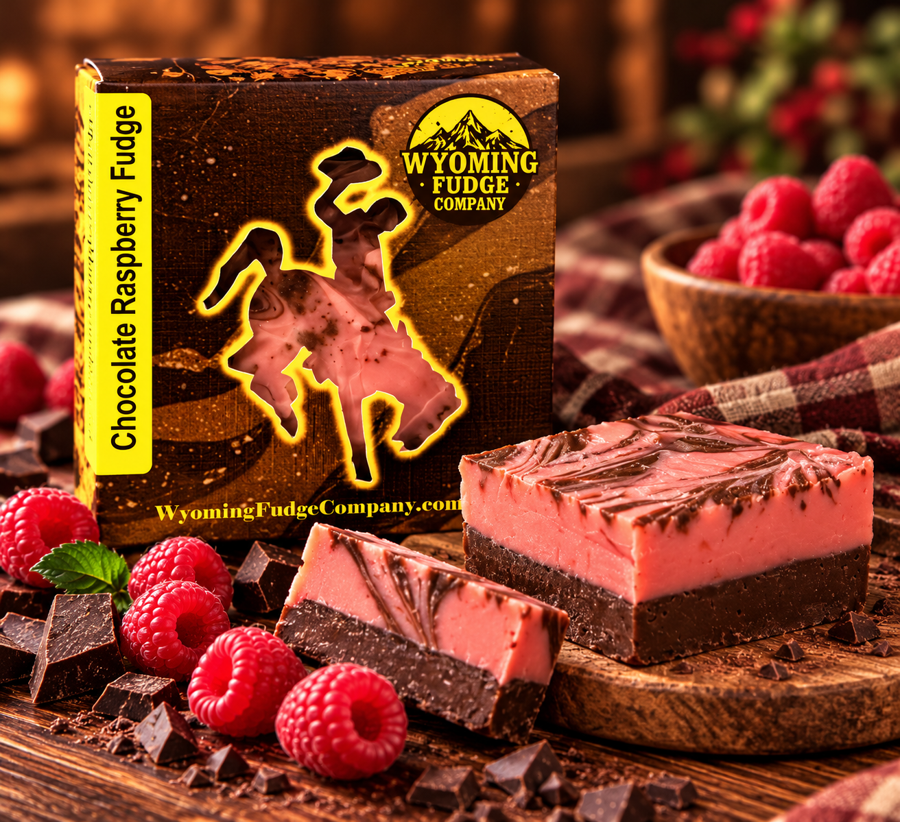 Chocolate Raspberry Fudge