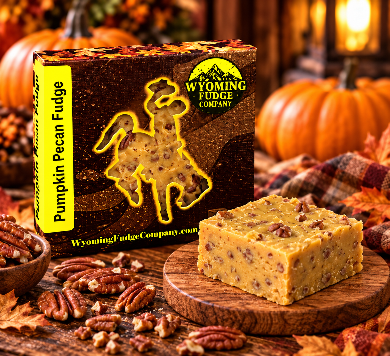 Pumpkin Pecan Fudge