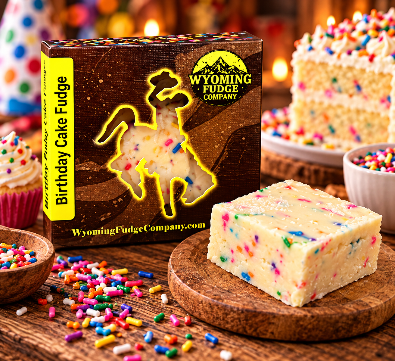 Birthday Cake Fudge