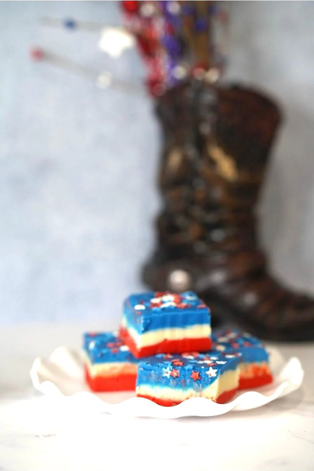 Stars & Stripes Blue Raspberry Fudge - Wholesale 6 Pack