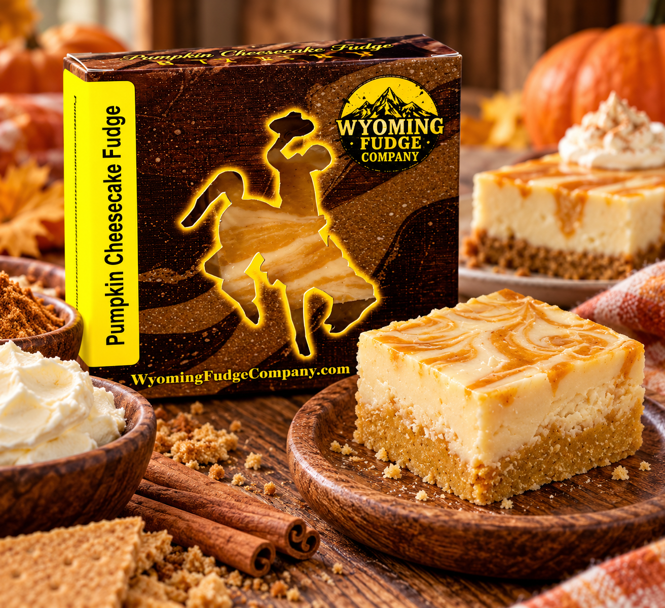Pumpkin Cheesecake Fudge