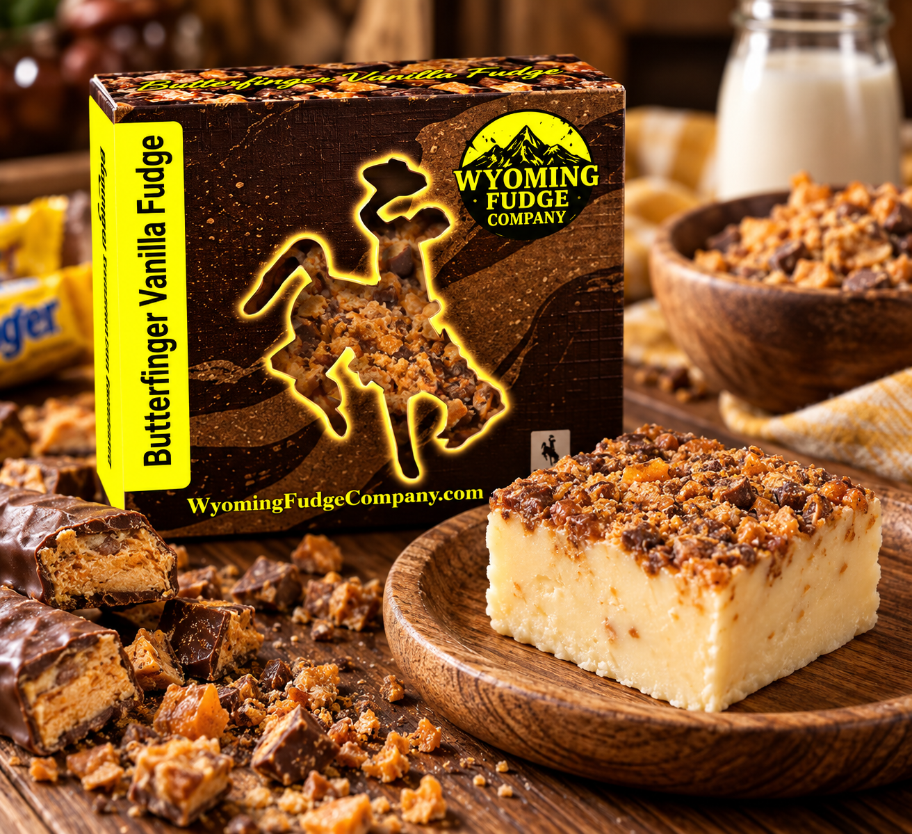 Butterfinger Vanilla Fudge