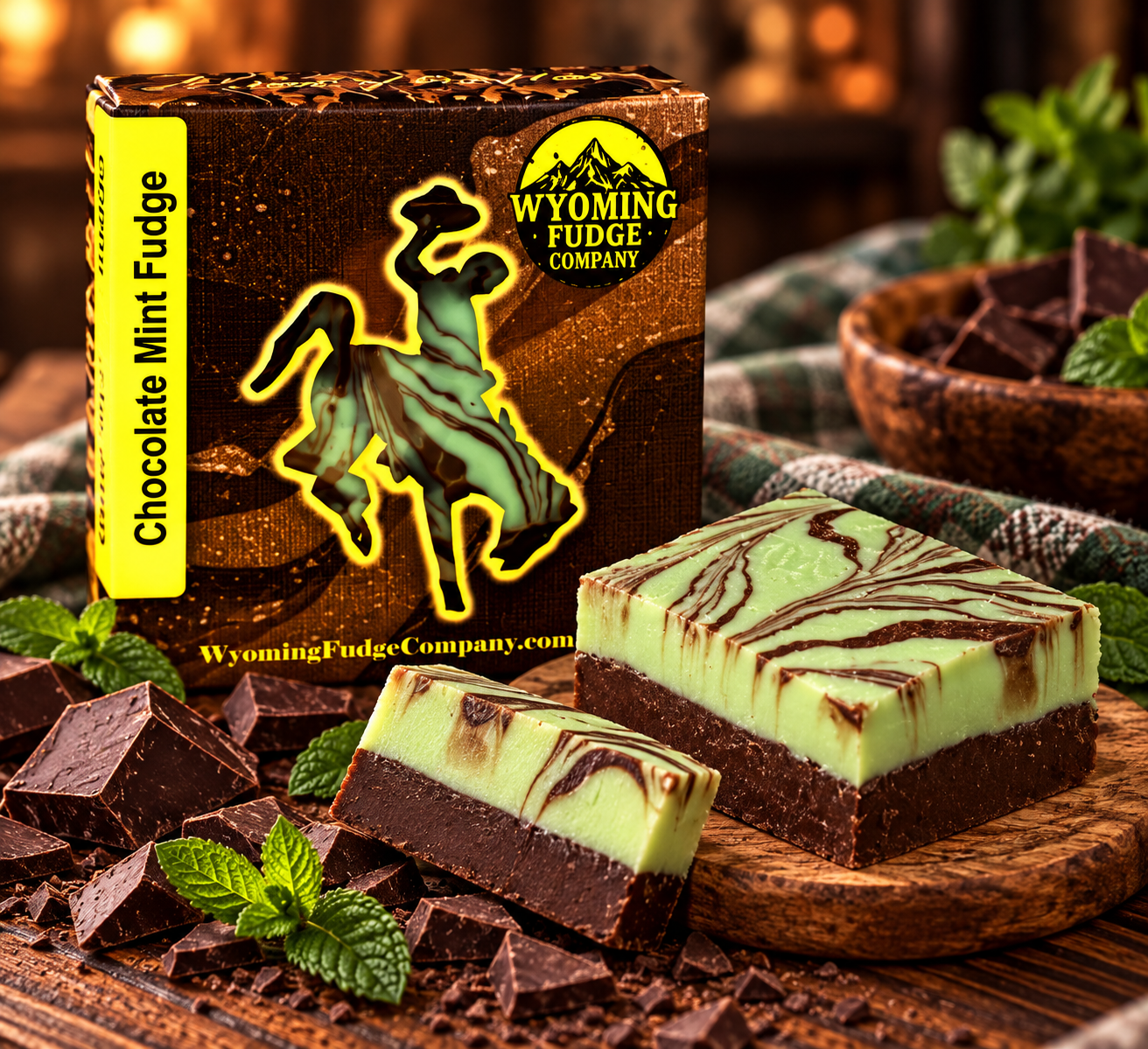 Chocolate Mint Fudge
